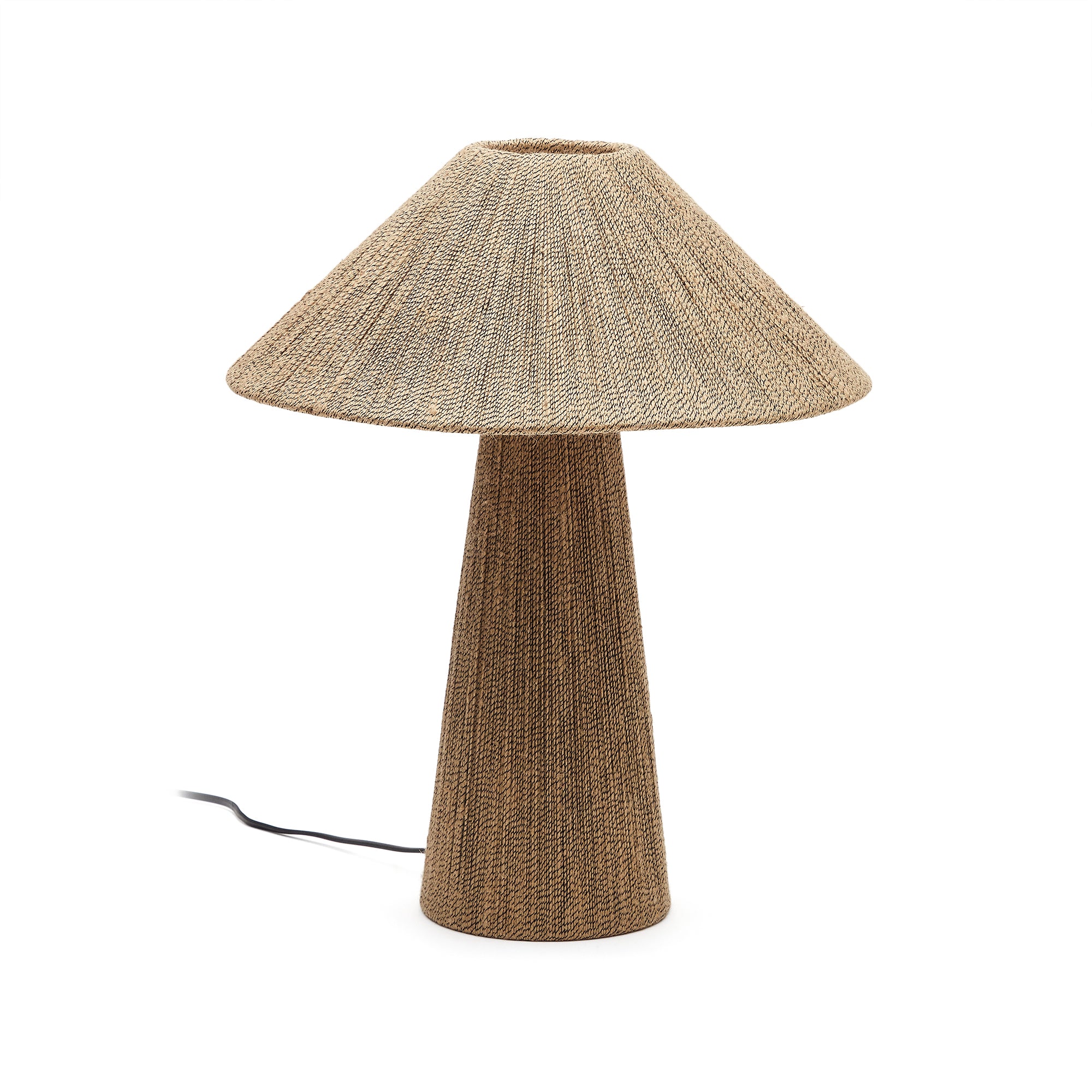 Renee table lamp in natural jute - Product Image