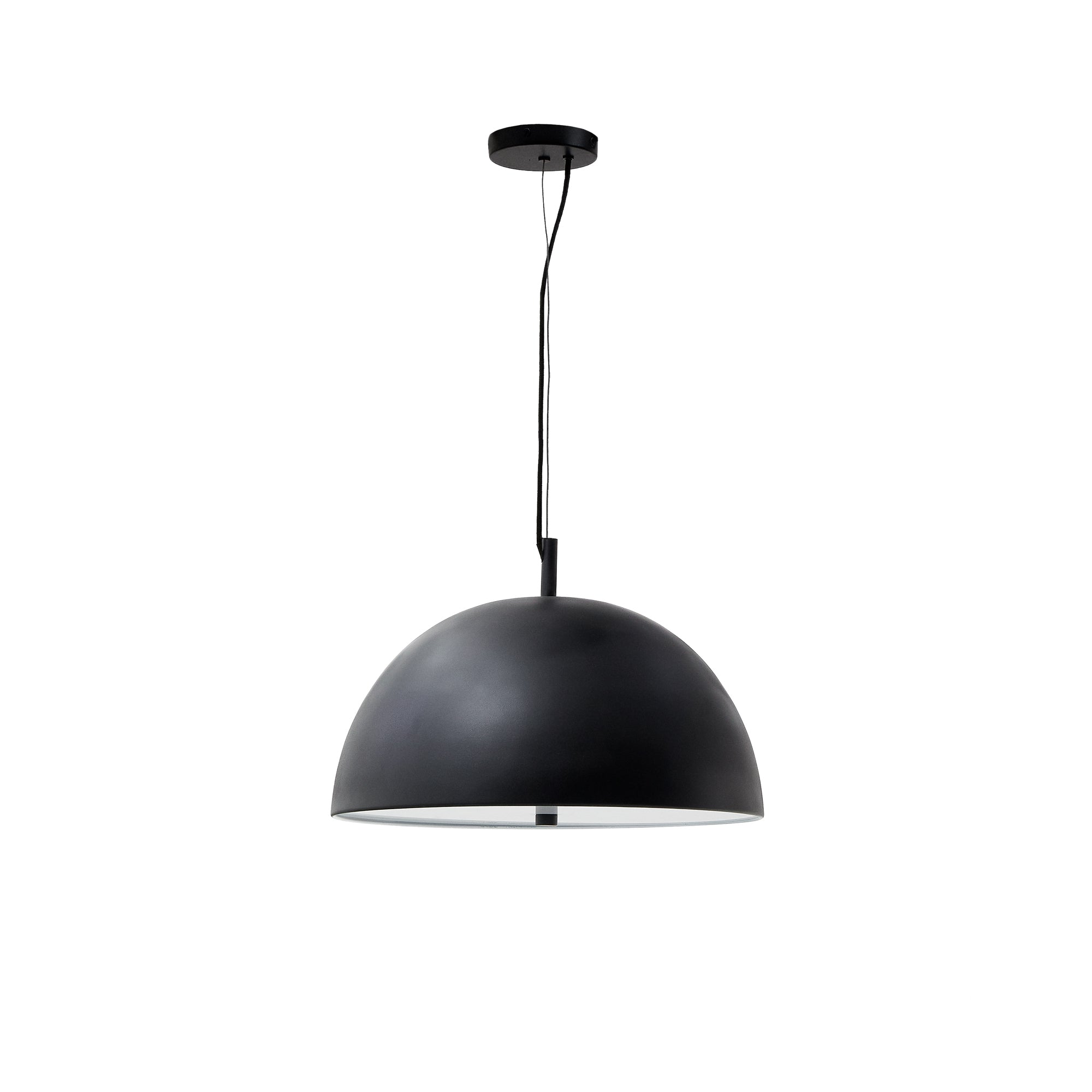 Catlar metal ceiling lamp in a black painted finish Ø 40 cm - Product Image