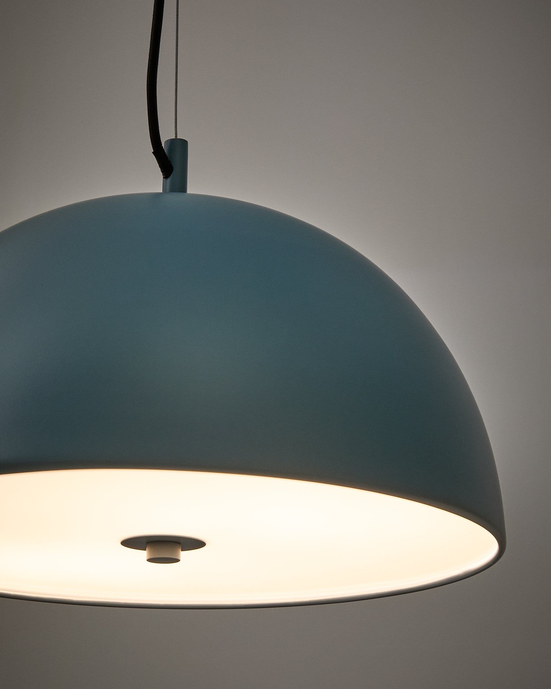 Catlar metal ceiling lamp with blue painted finish Ø 40 cm