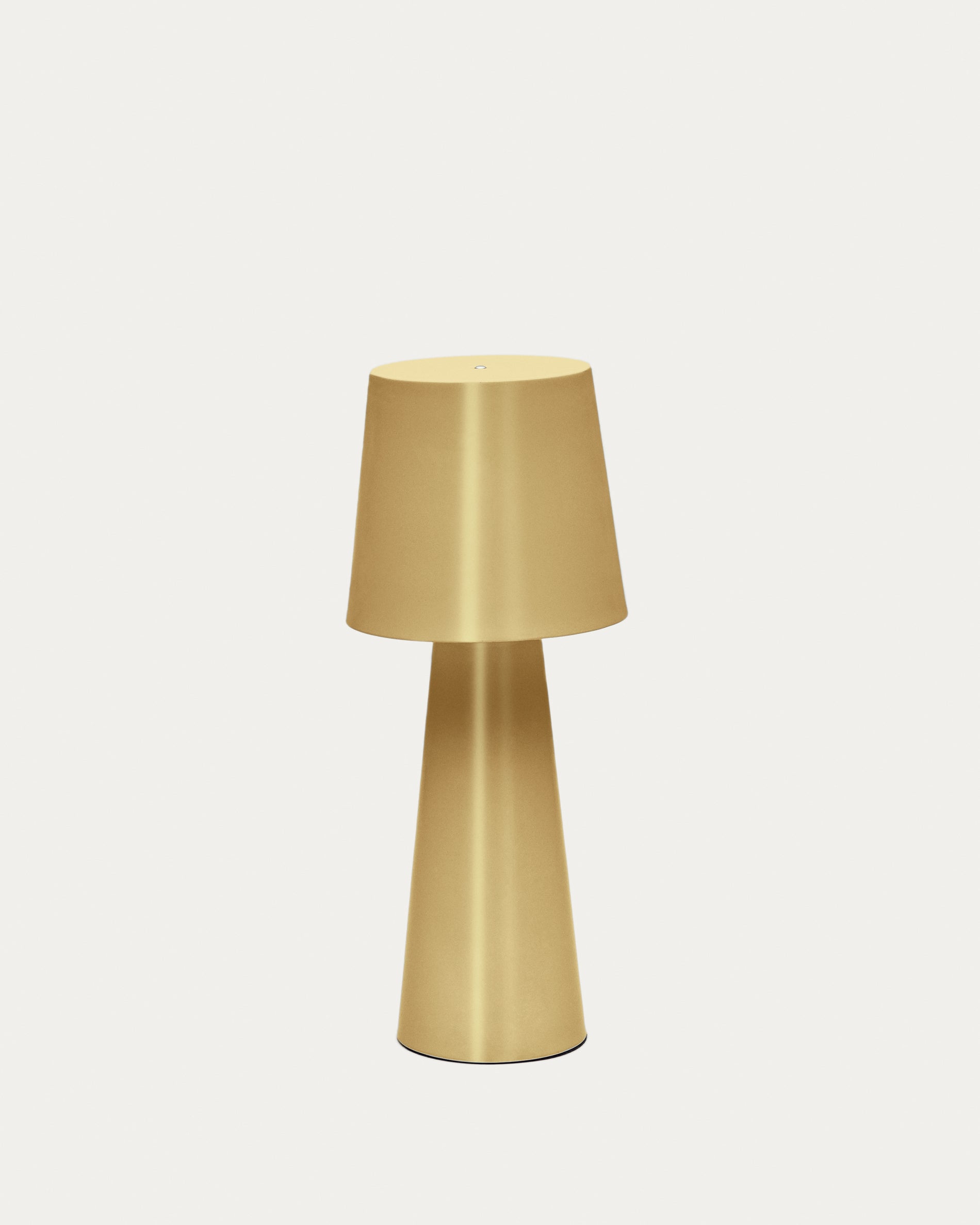 Arenys large metal table lamp in a gold painted finish - Product View