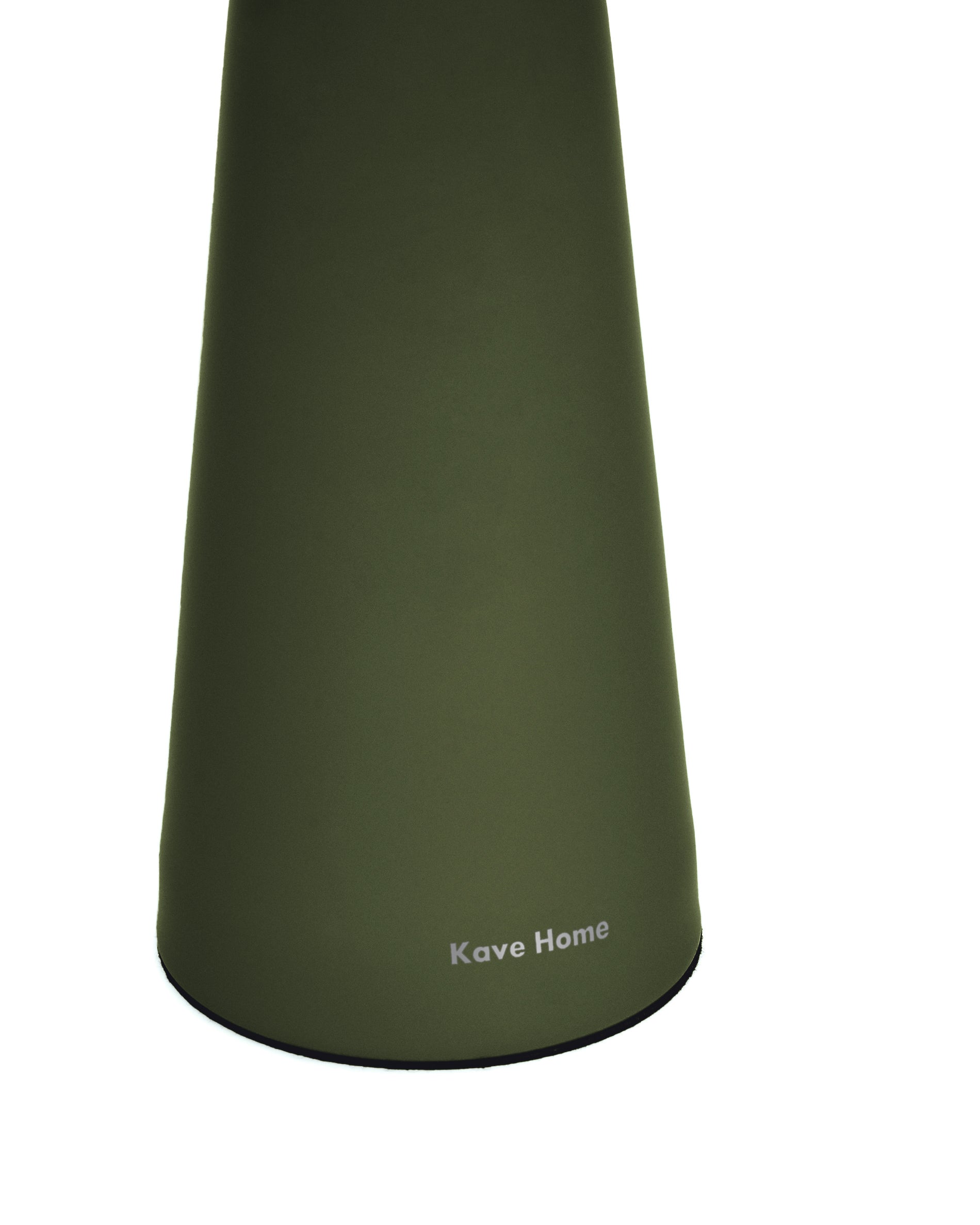 Arenys small outdoor metal table lamp in a green painted finish - Detail