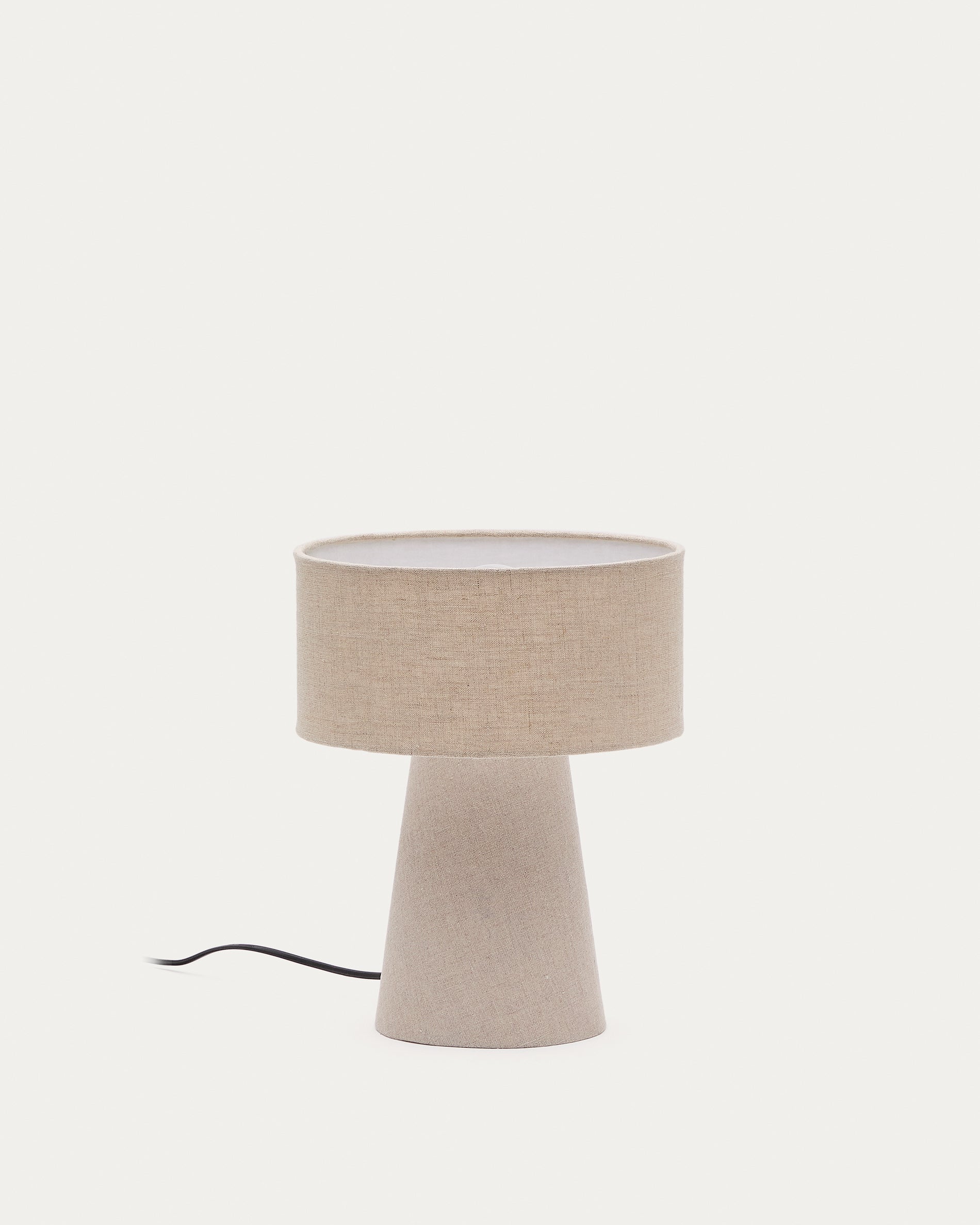 Algaida table lamp in grey fabric - Product View