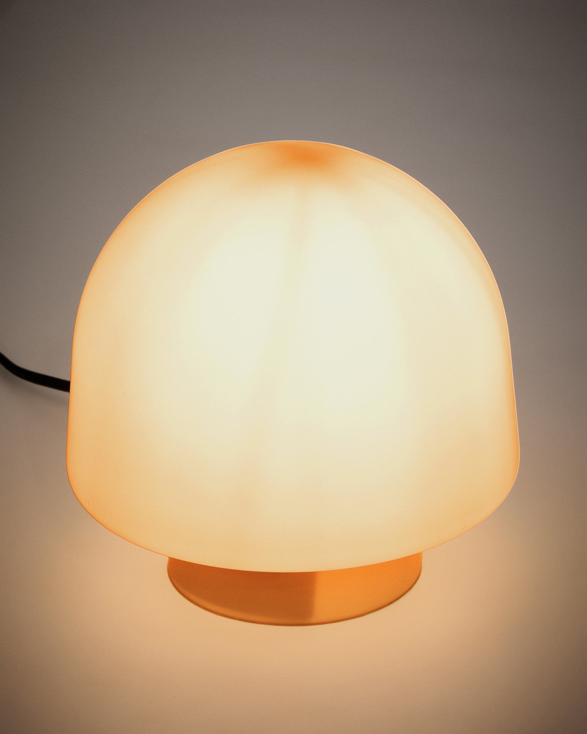 Reig orange glass table lamp - Detail