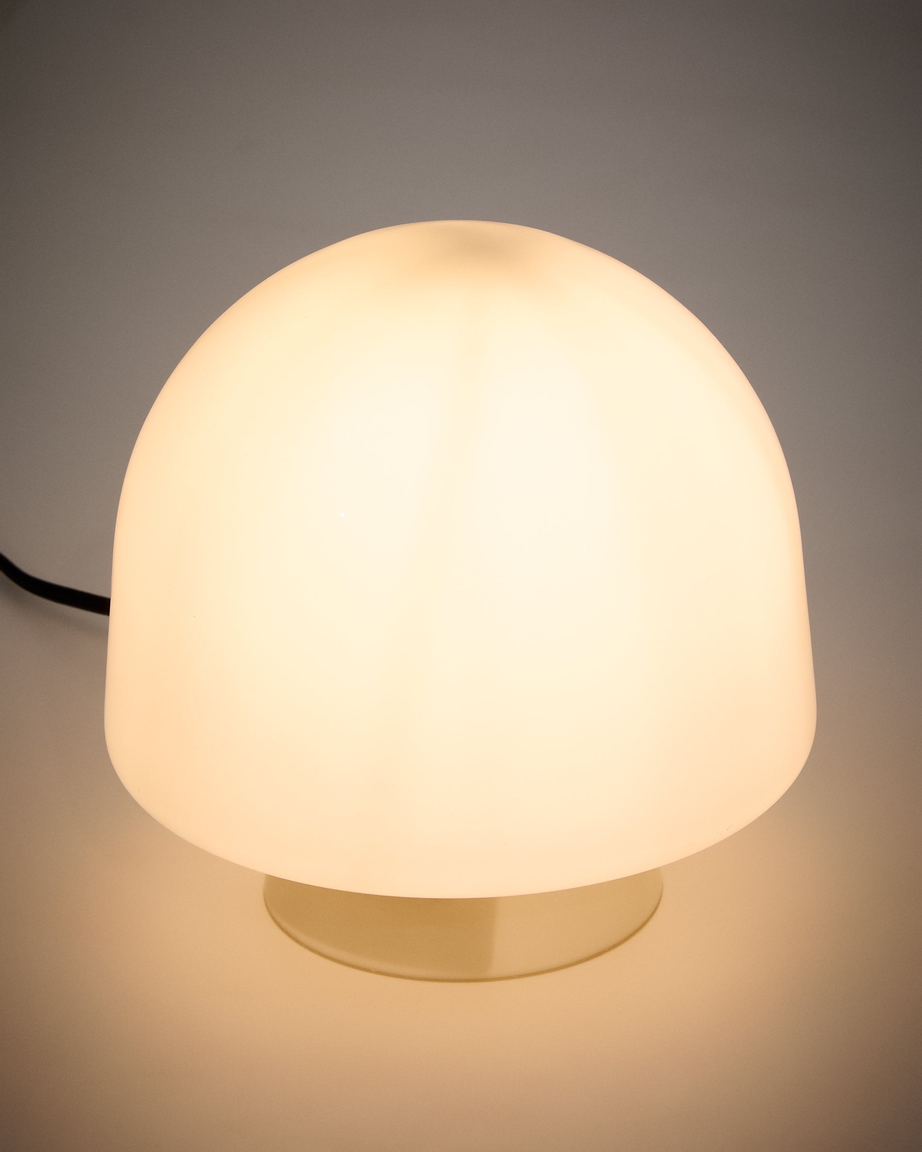 Reig grey glass table lamp - Detail