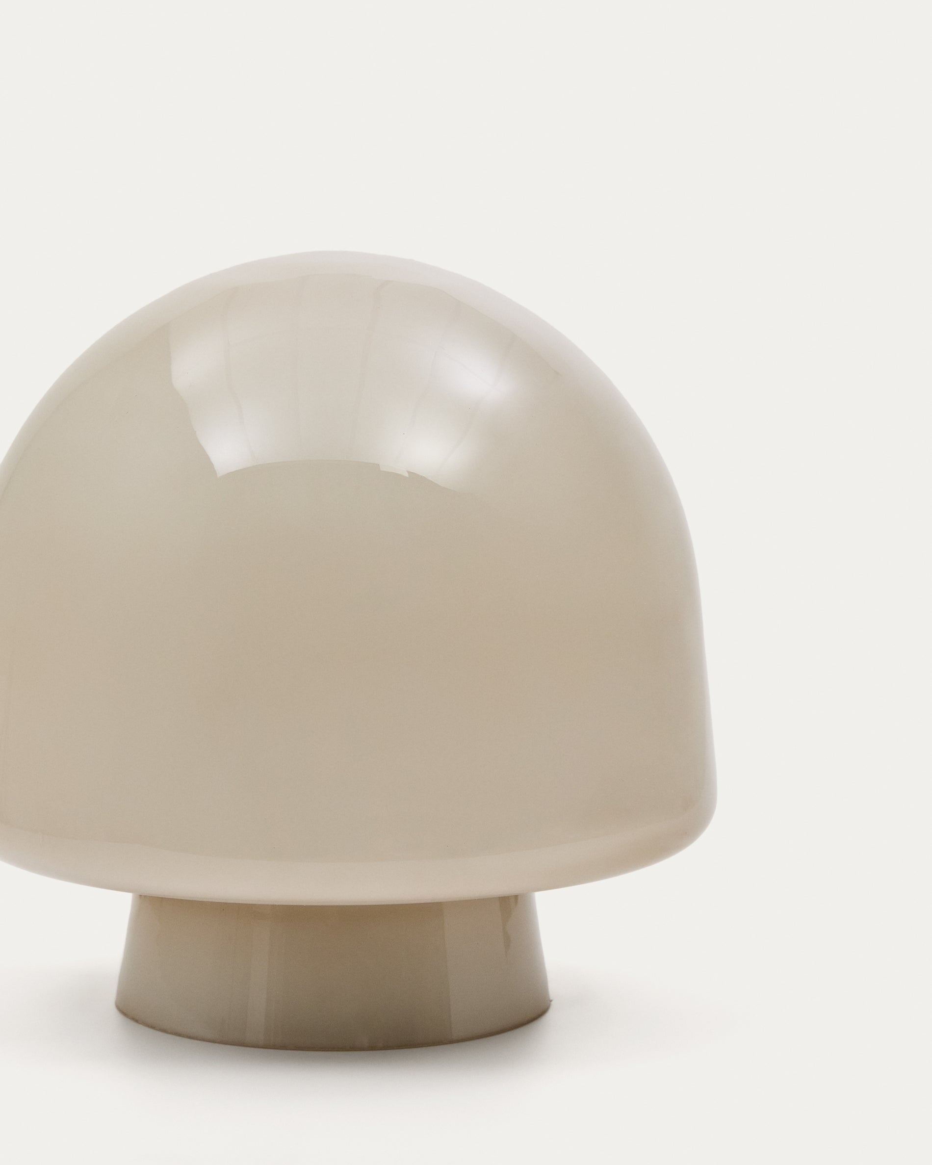 Reig grey glass table lamp - Detail