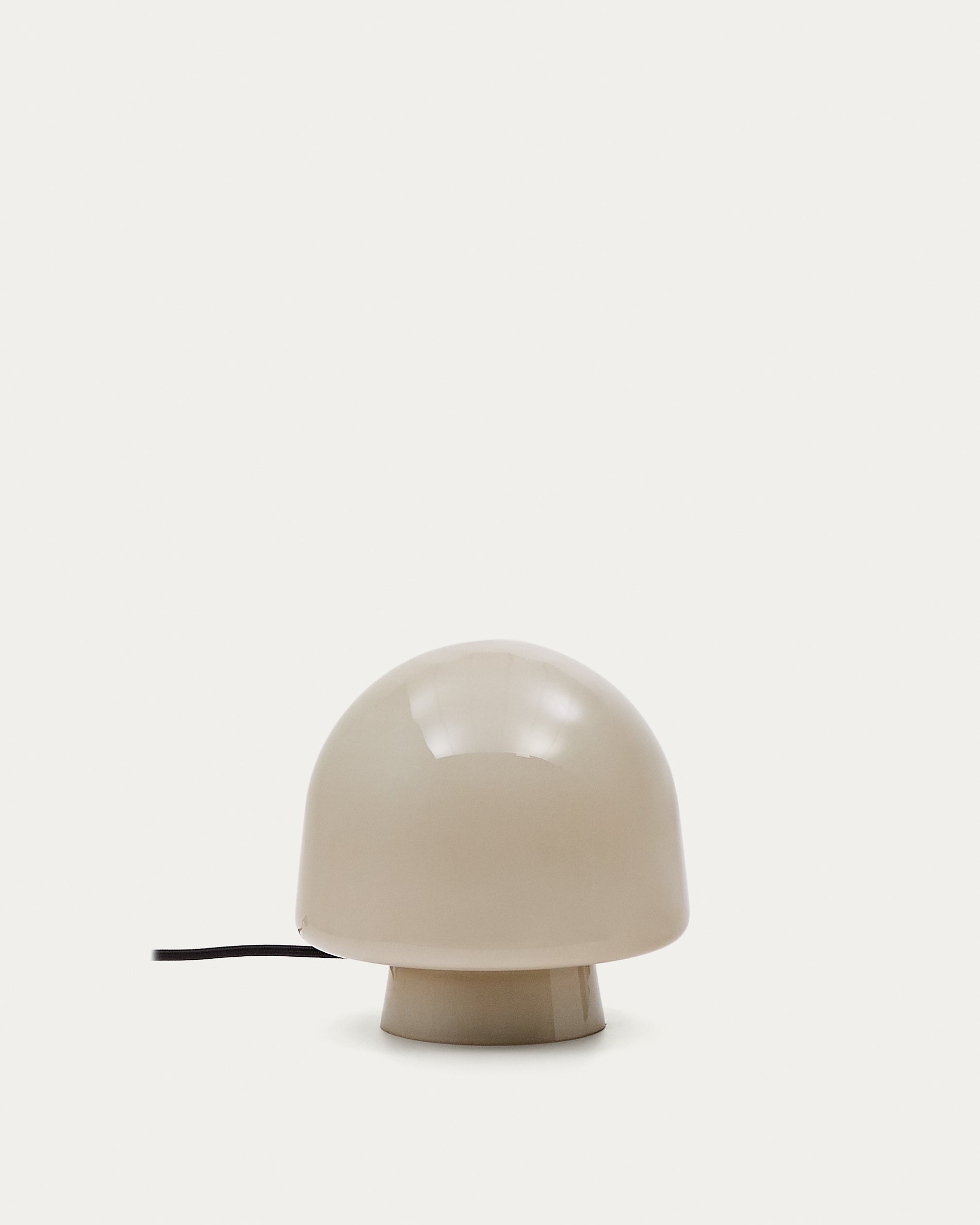 Reig grey glass table lamp - Product View