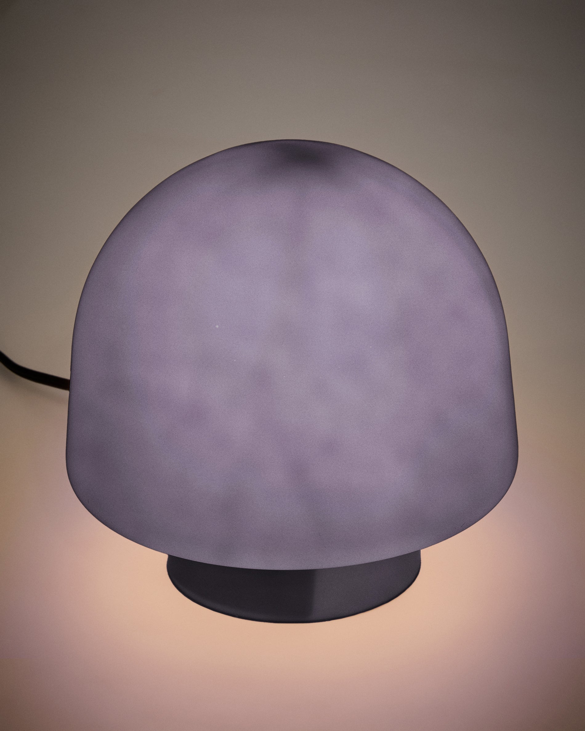 Reig blue glass table lamp - Detail