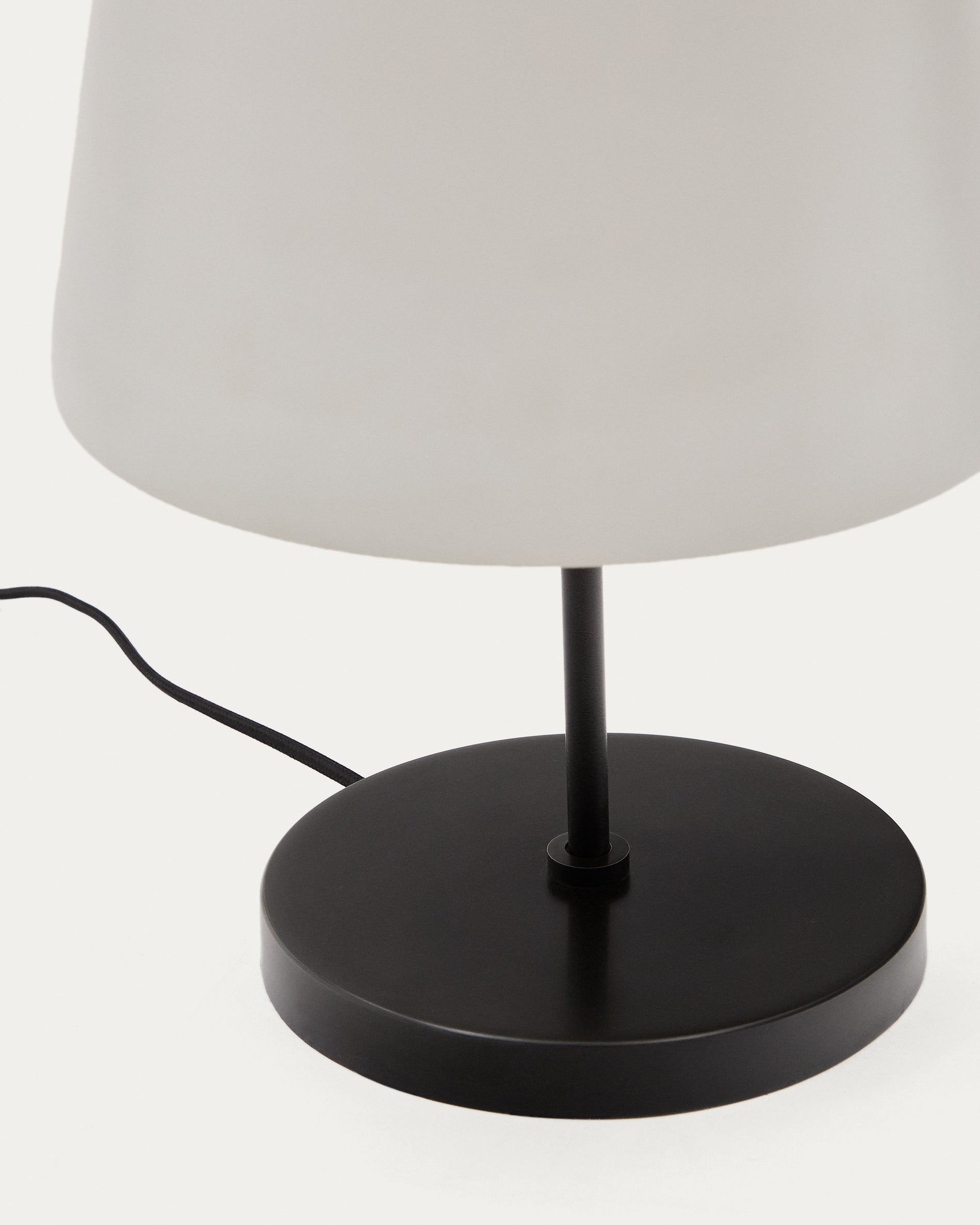 Nefar table lamp made of glazed glass and zinc - Detail