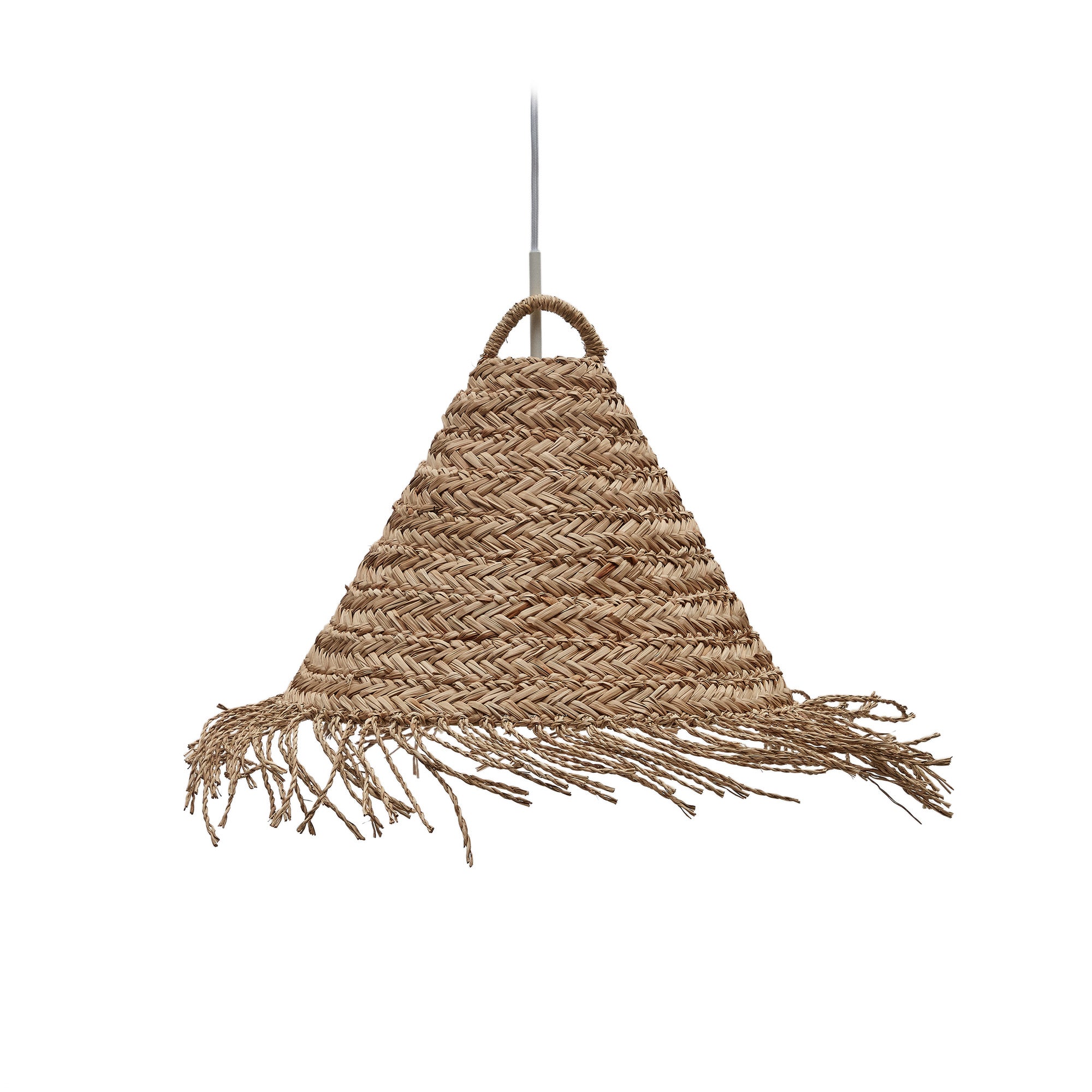 Fonteta natural fiber ceiling lamp in a natural finish, Ø 40 cm - Product Image