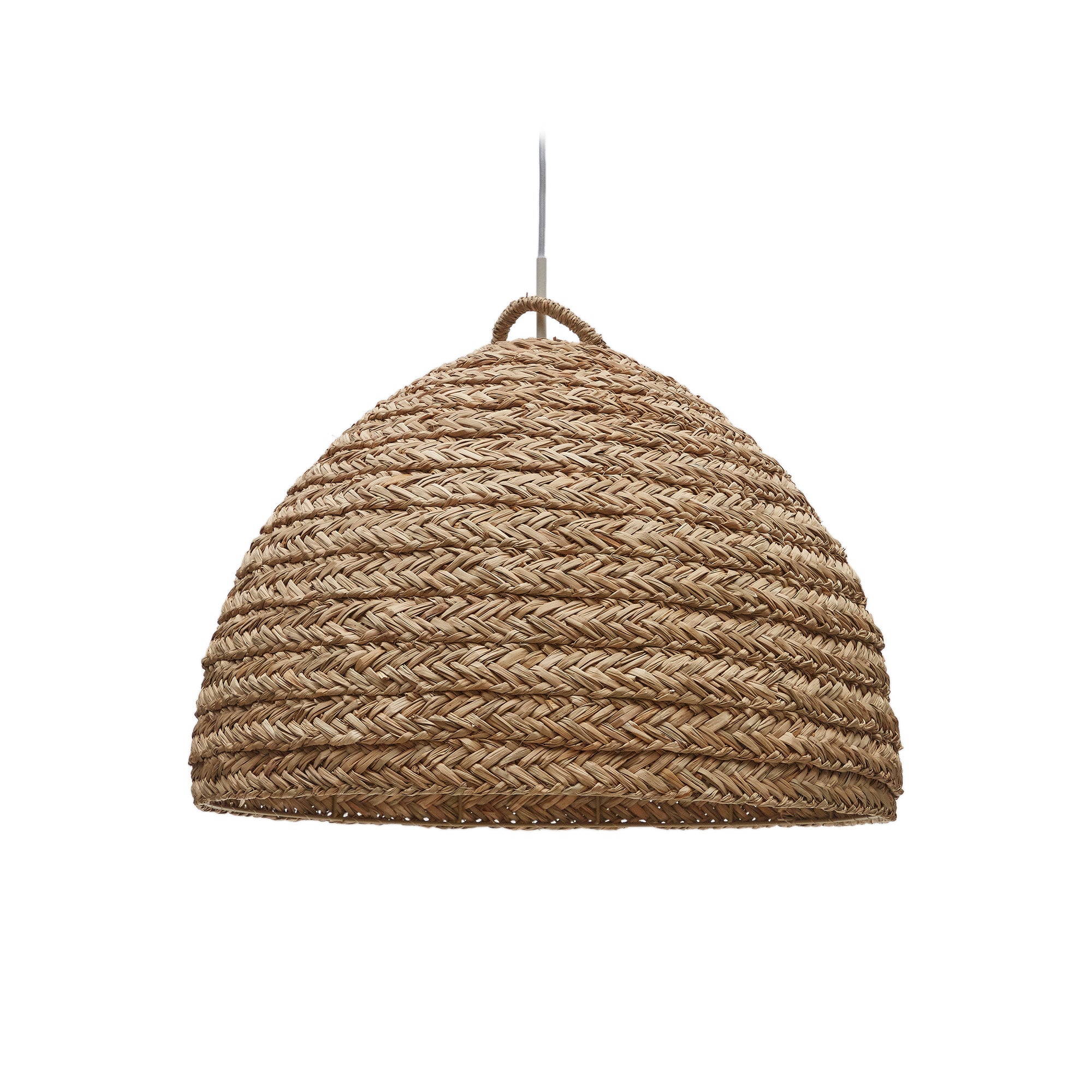 Fonteta natural fiber ceiling lamp shade in a natural finish, Ø 60 cm - Product Image