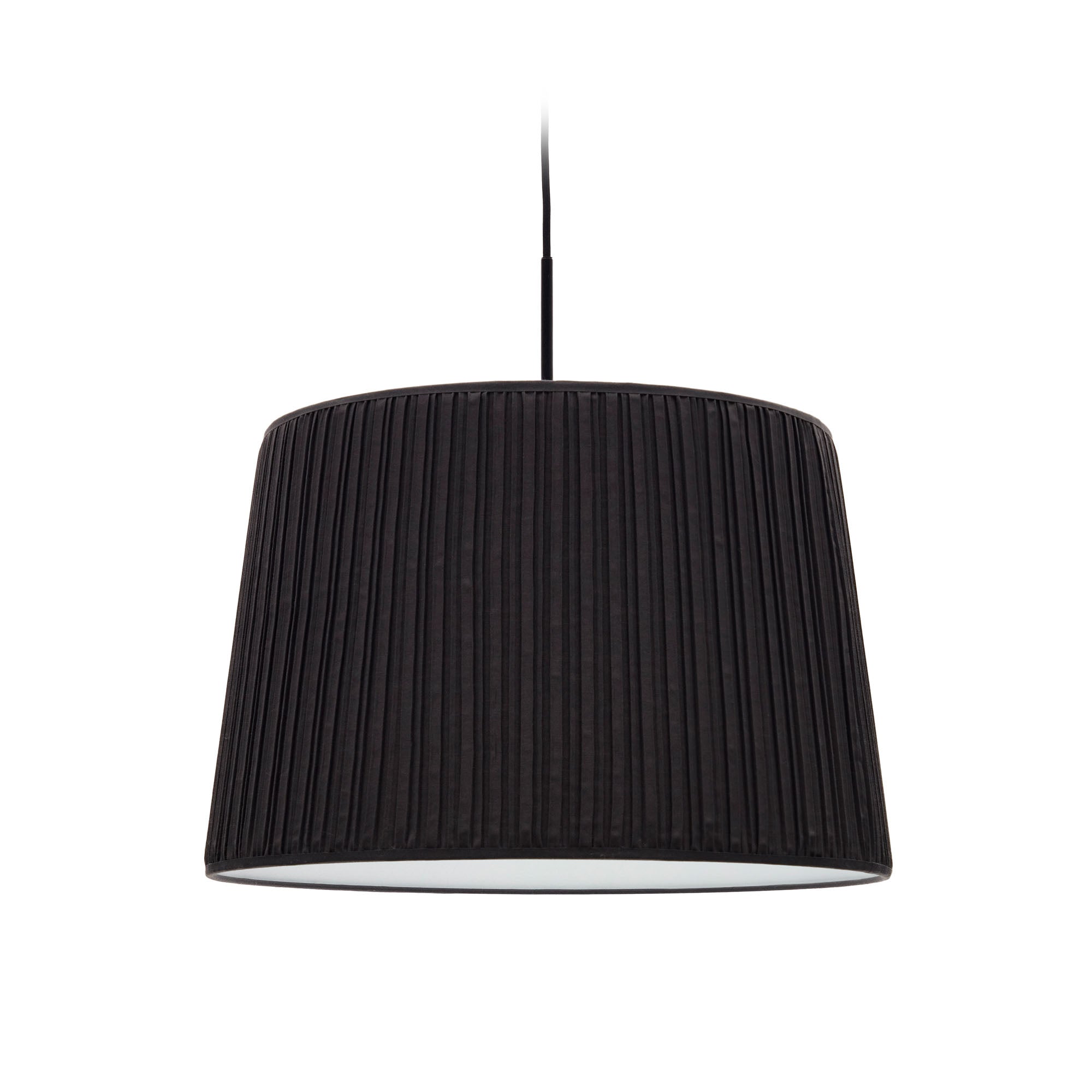 Guash ceiling lamp shade in black, Ø 50 cm - Product Image
