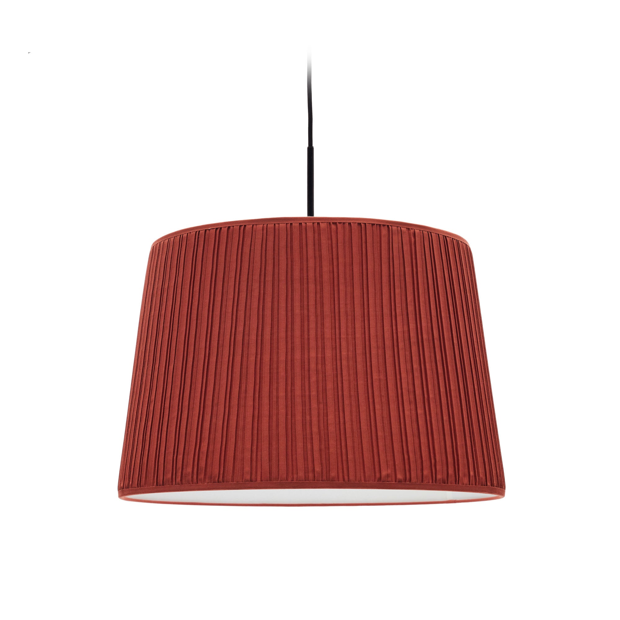 Guash ceiling lamp shade in terracotta, Ø 50 cm - Product Image