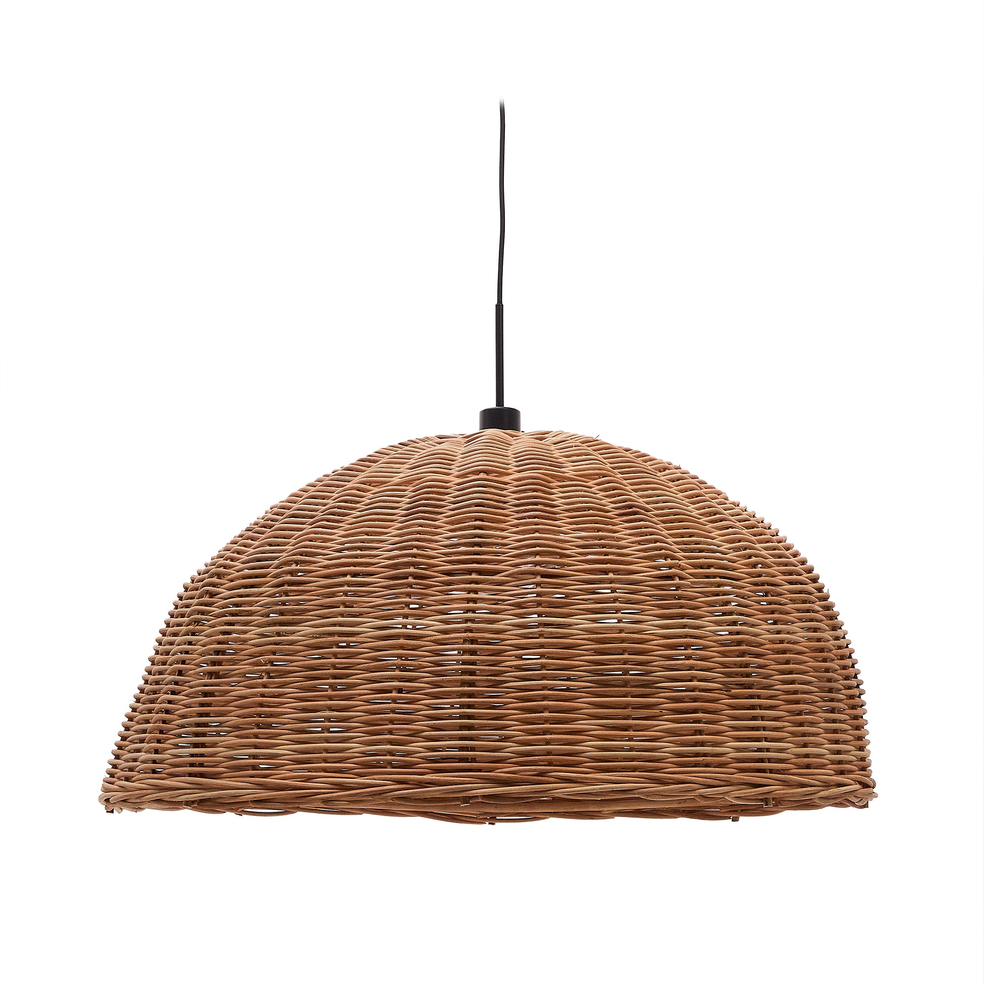 Jornets rattan ceiling lamp shade in a natural finish Ø 80 cm - Product Image