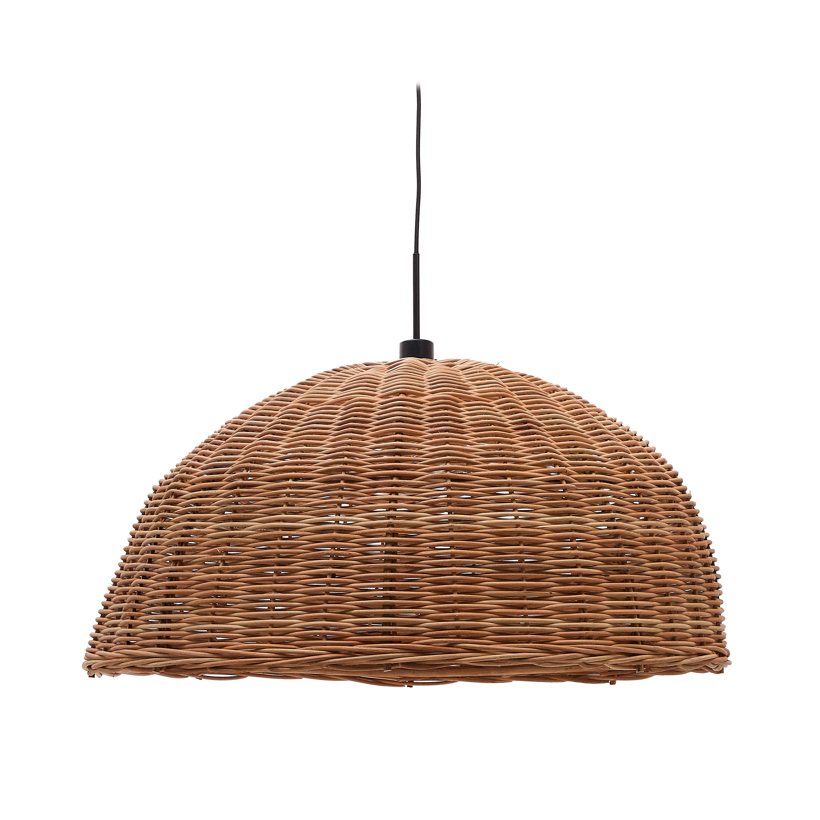Jornets rattan ceiling lamp shade in a natural finish Ø 80 cm - Product Image