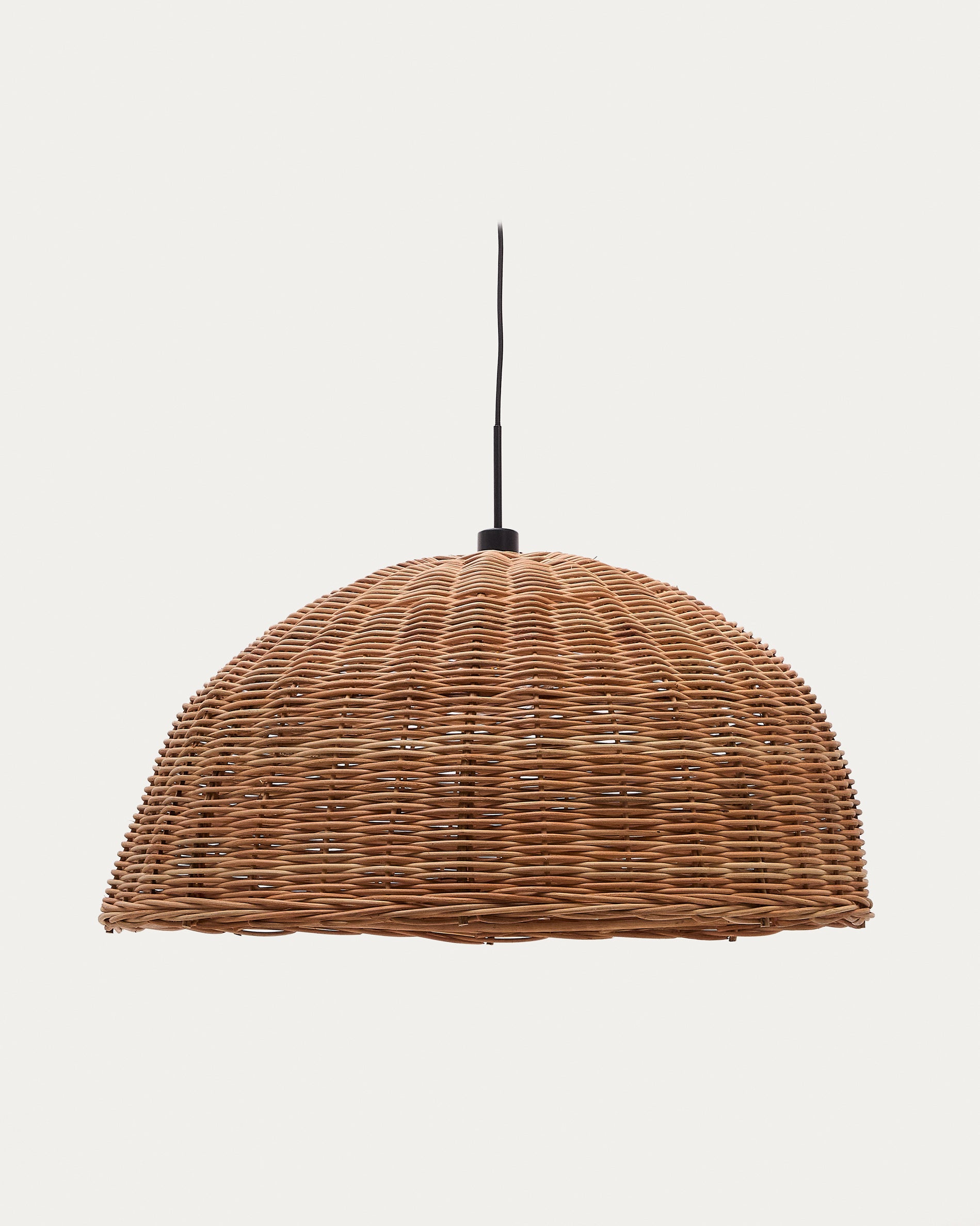 Jornets rattan ceiling lamp shade in a natural finish Ø 80 cm - Product View