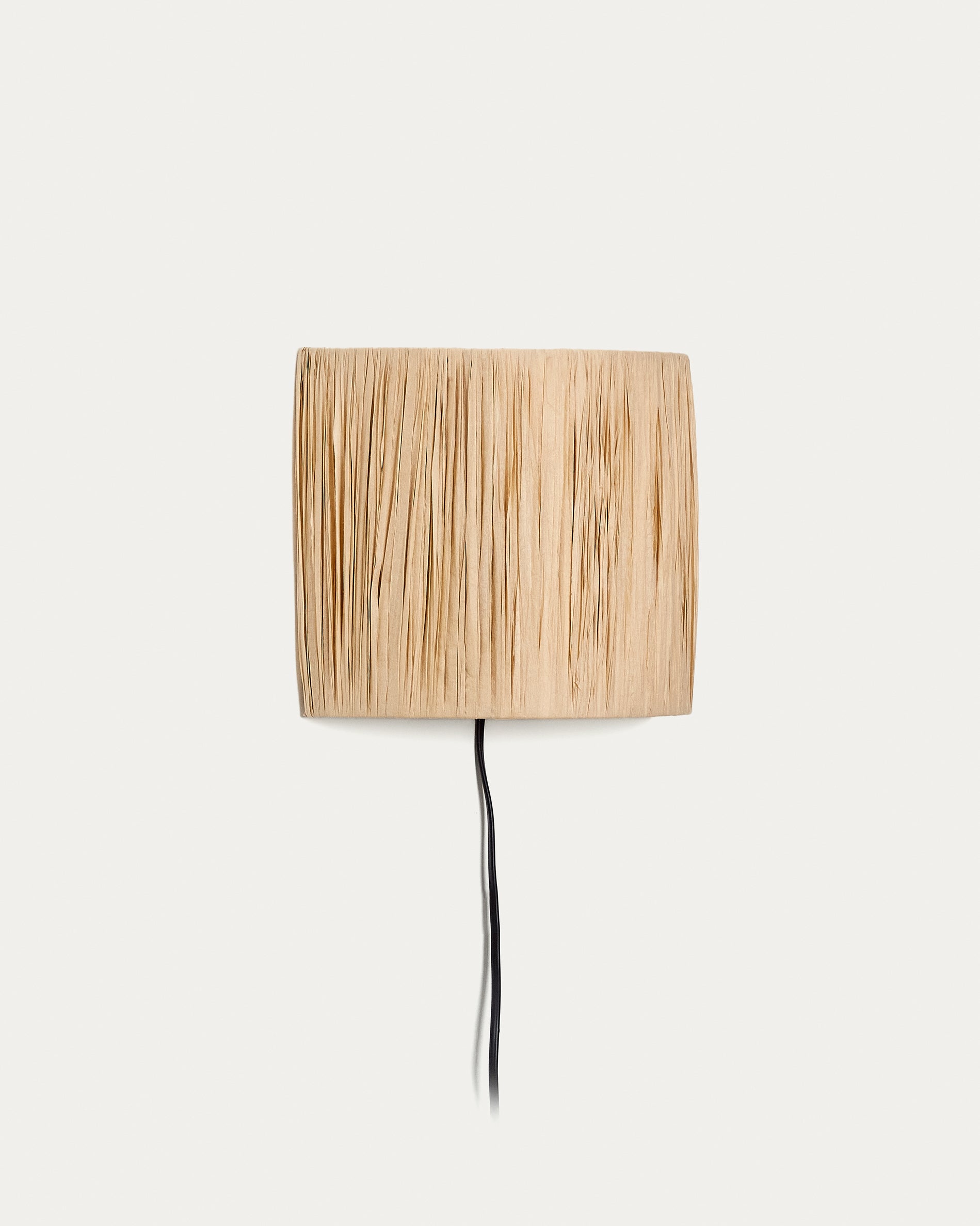 Pulmi wall lamp in natural raffia - Product View