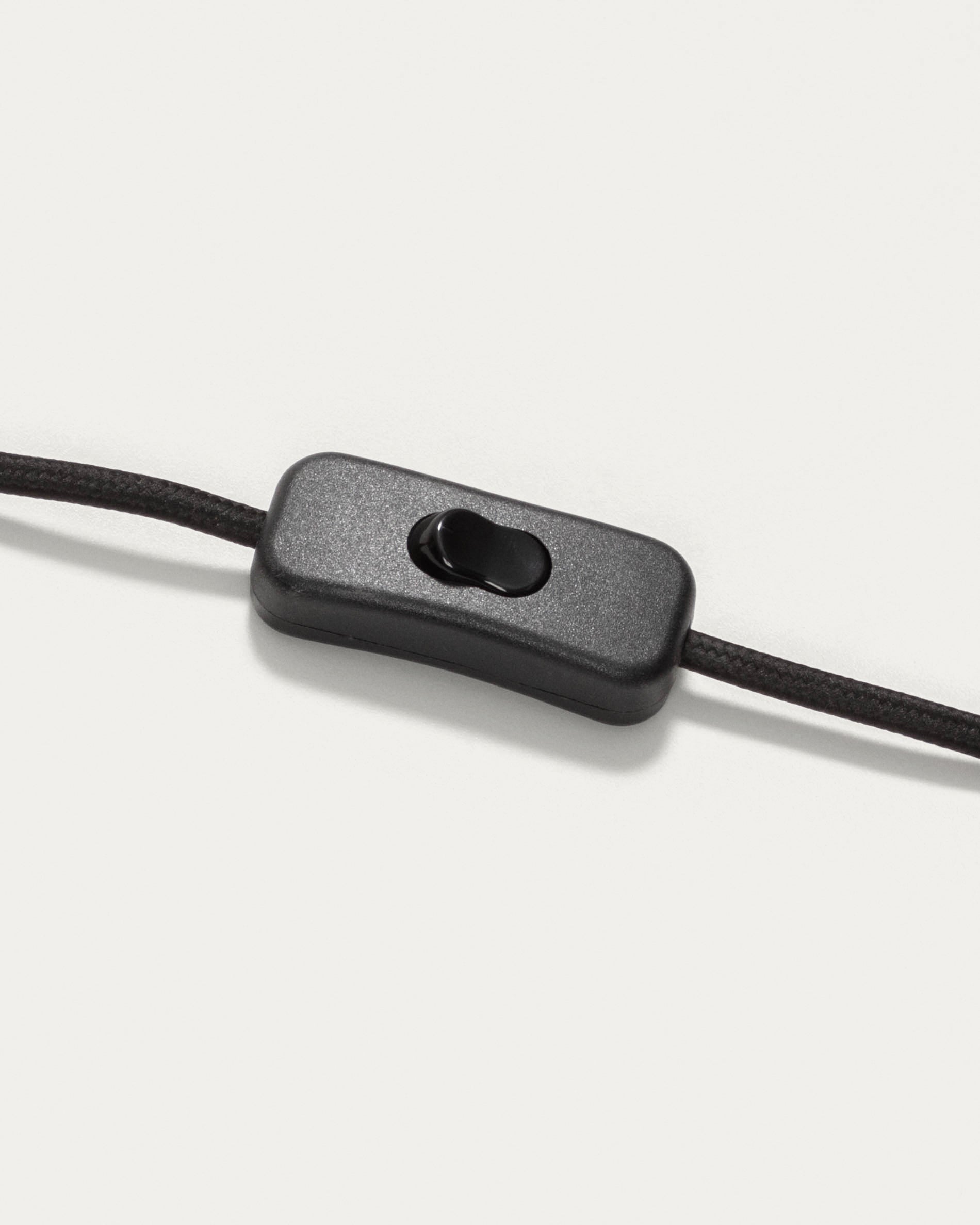 Eleazar wall light in metal with black painted finish - Detail