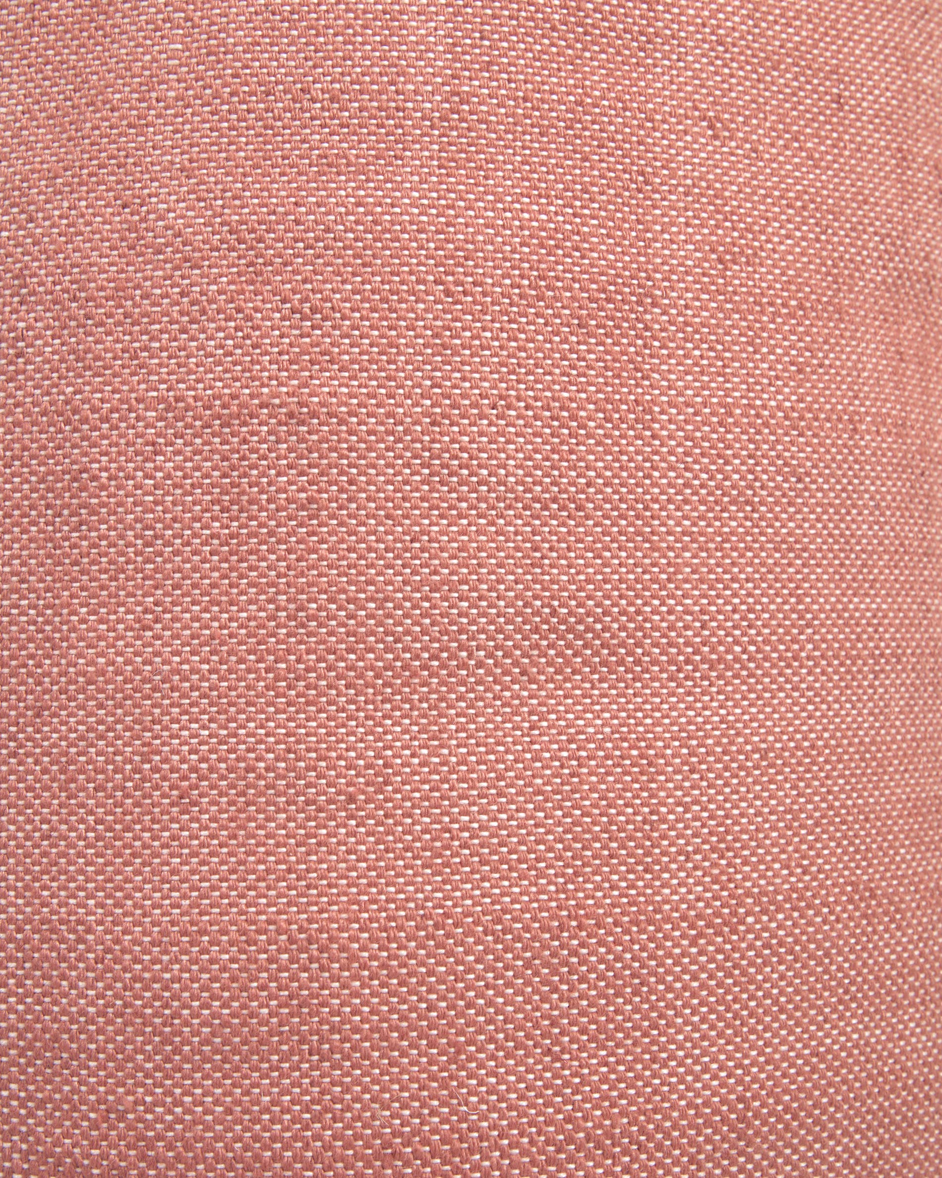 Isaura round 100% PET pouffe in terracotta Ø 40 cm - Detail