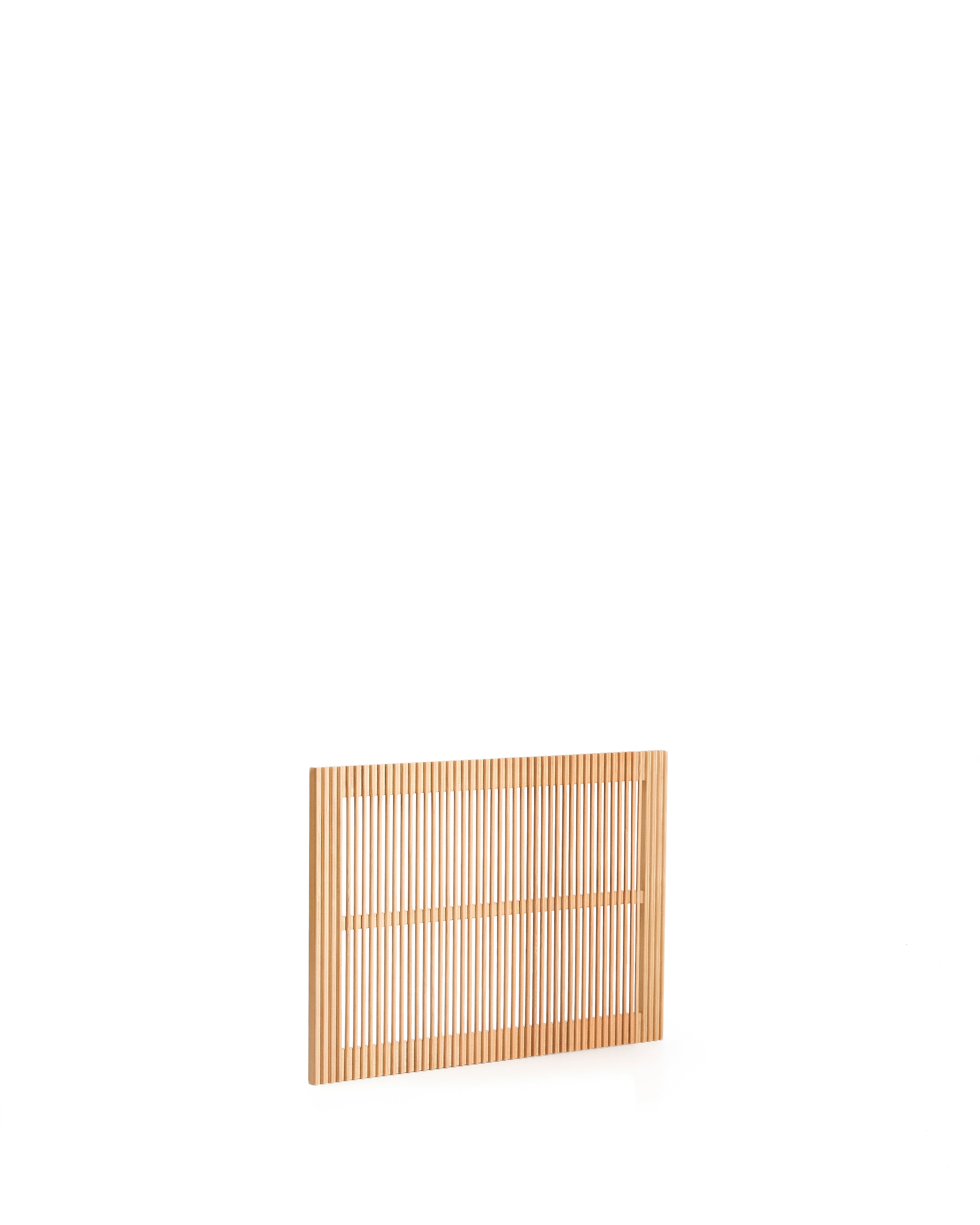 Beyla solid oak wood headboard for 90cm bed FSC 100% - Product Image