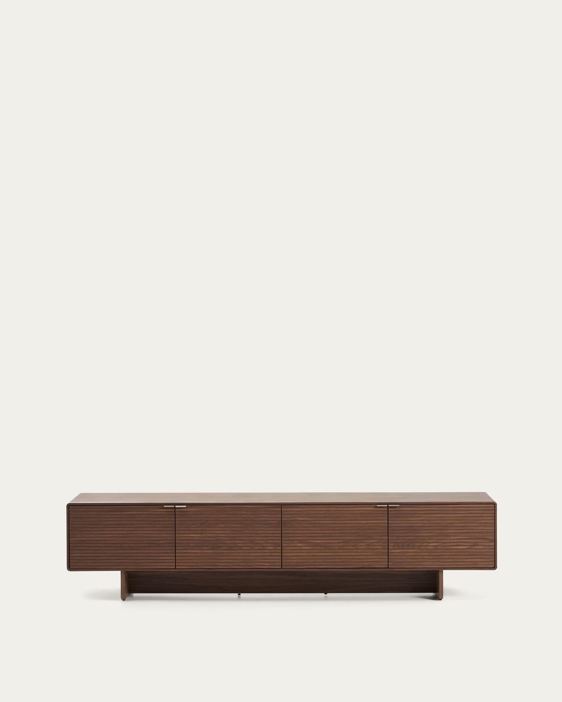 Norlen 4 ajtós TV-szekrény dió furnérral, FSC Mix Credit, 200 x 46 cm