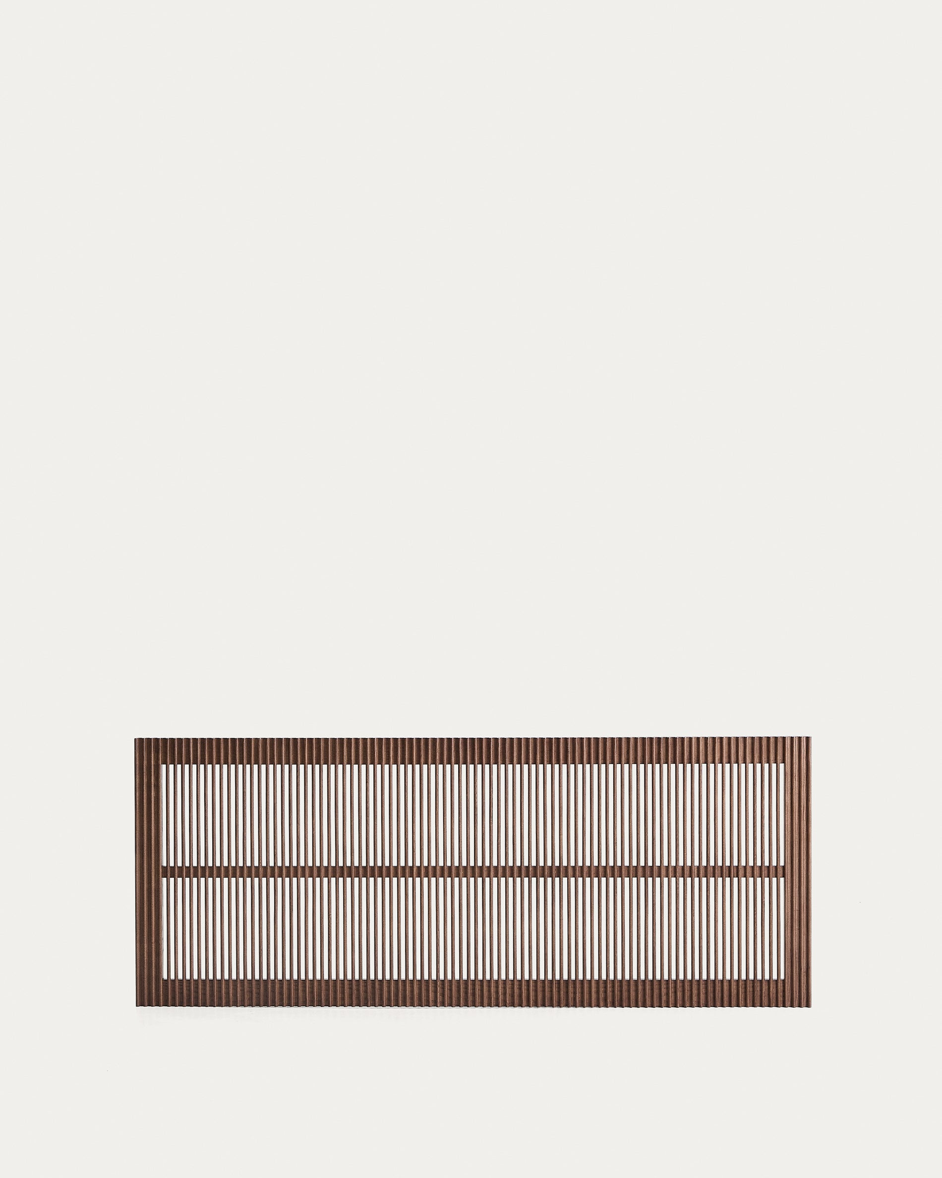 Beyla solid ash wood headboard with walnut finish for 160cm bed FSC 100% - Product View
