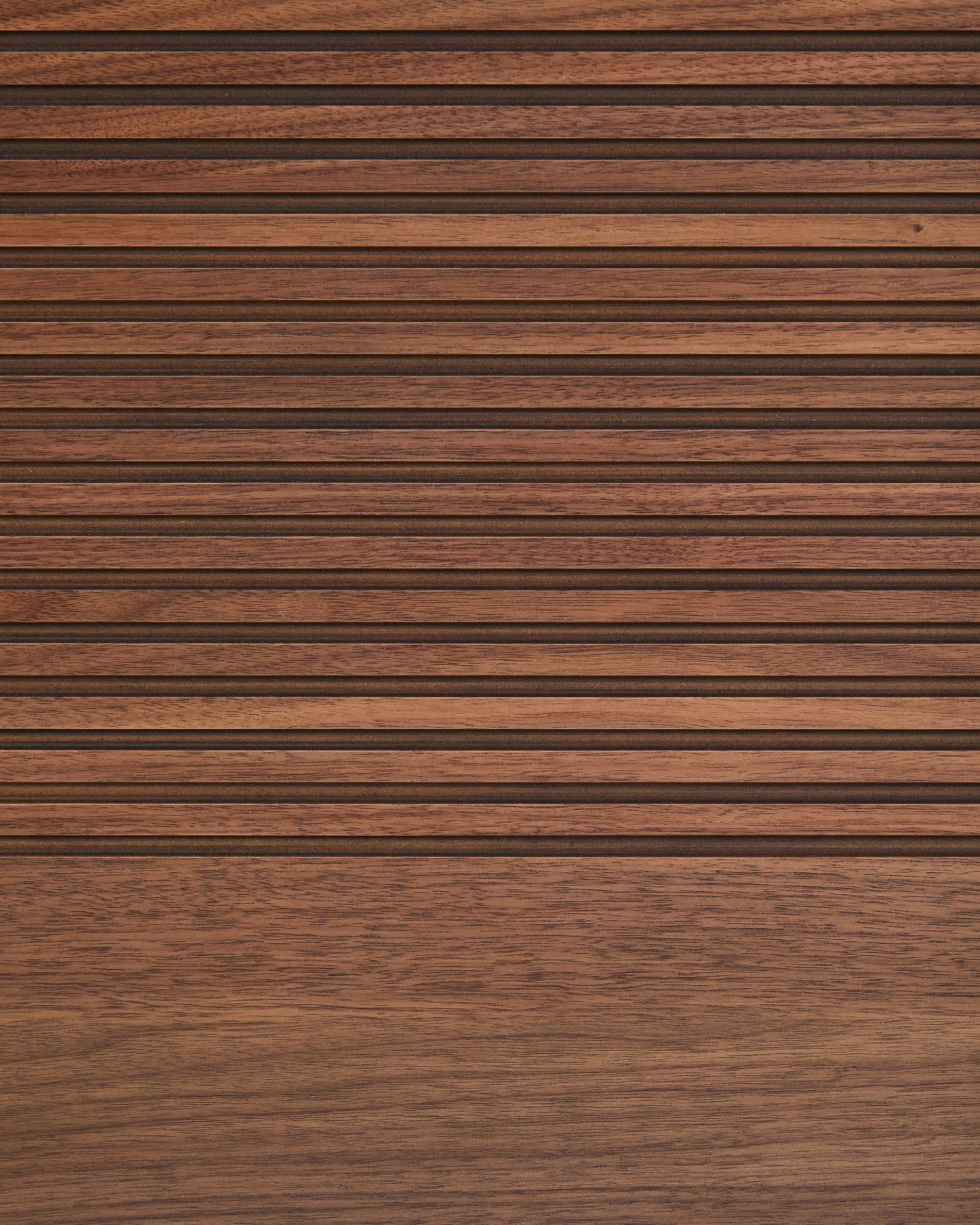 Norlen headboard in walnut veneer with dark finish and LED light for 160 x 200cm bed FSC Mix Credit - Detail
