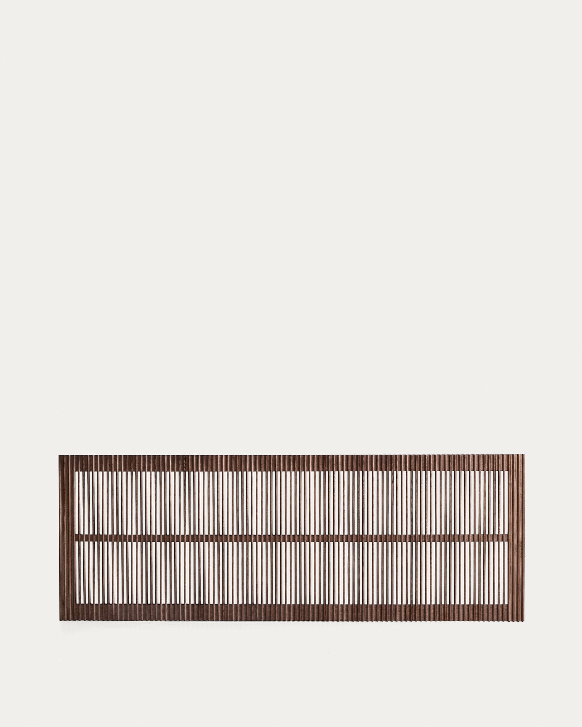 Beyla solid ash wood headboard with walnut finish for 180cm bed FSC 100% - Product View