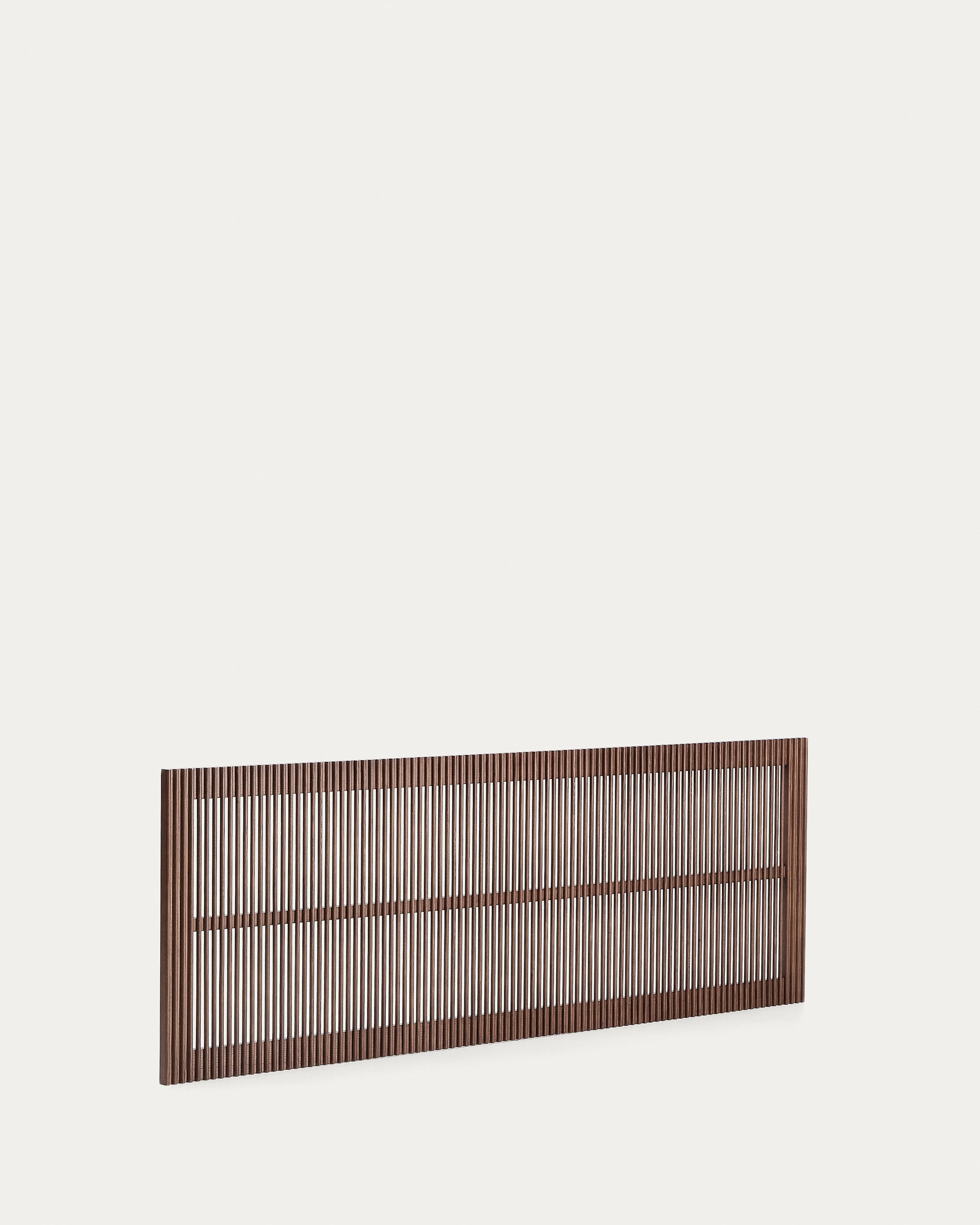 Beyla solid ash wood headboard with walnut finish for 180cm bed FSC 100% - Product View