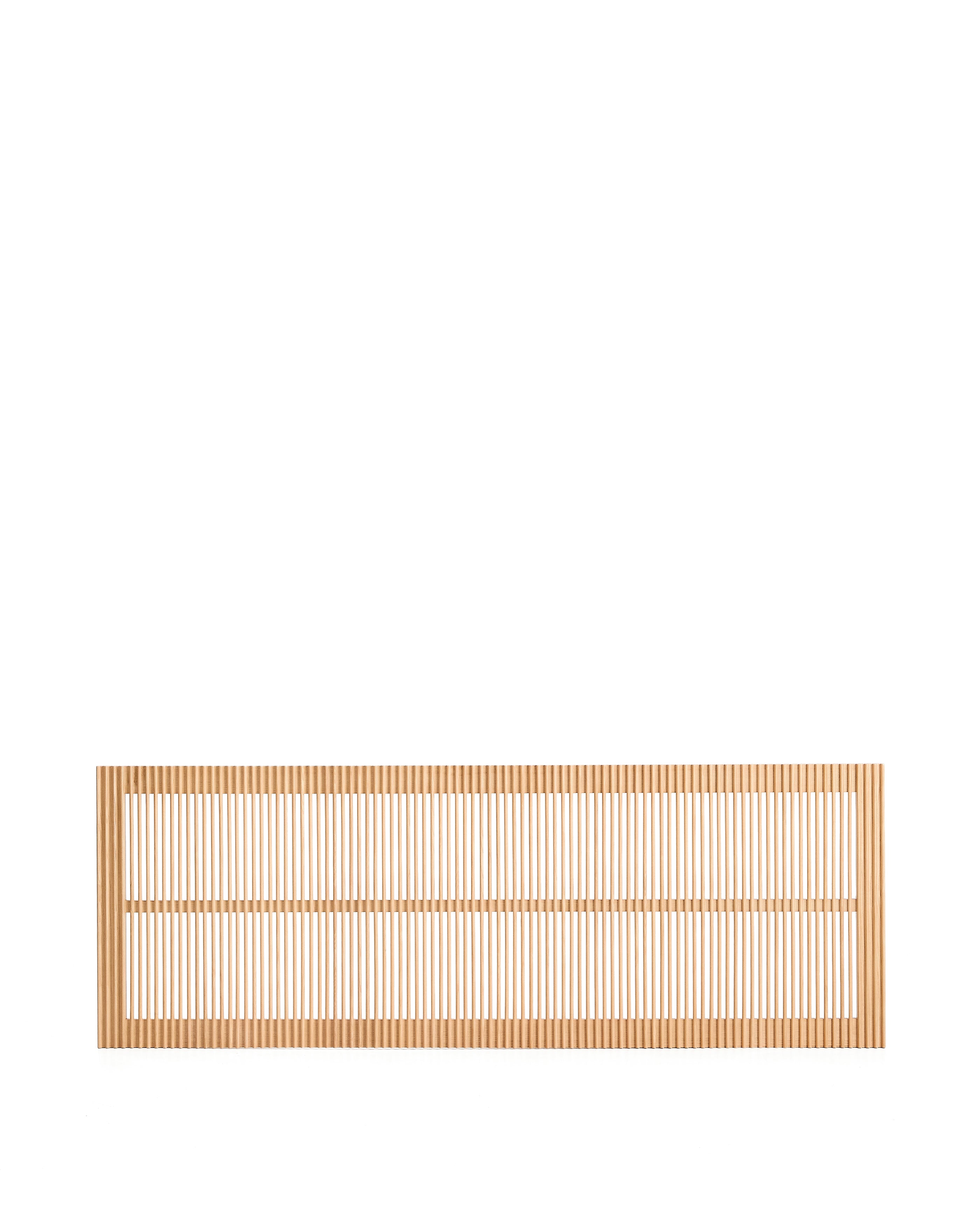 Beyla solid oak wood headboard for 180cm bed FSC 100% - Product Image