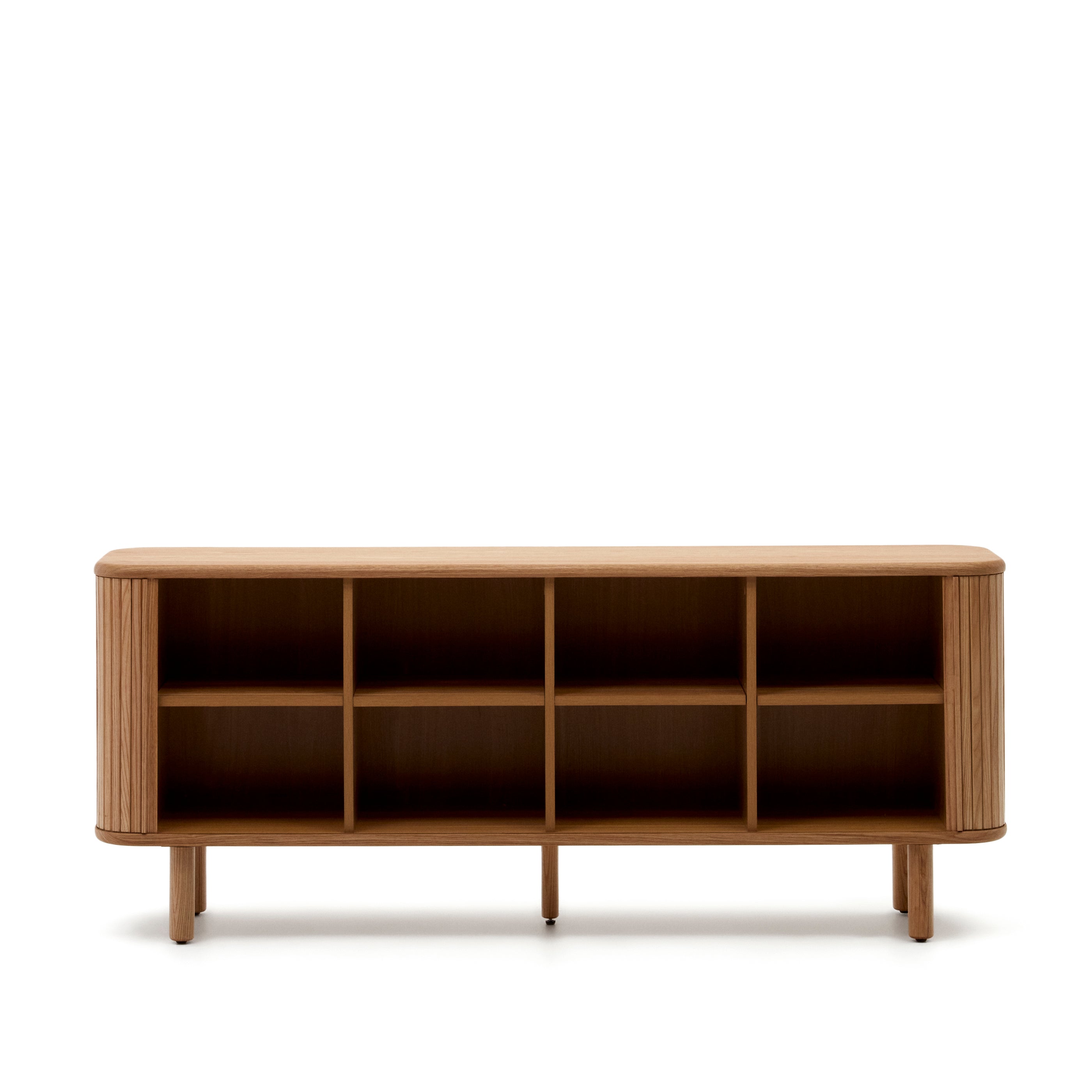 Mailen 2 door sideboard in ash veneer with a natural finish 180 x 75 cm - Product Image