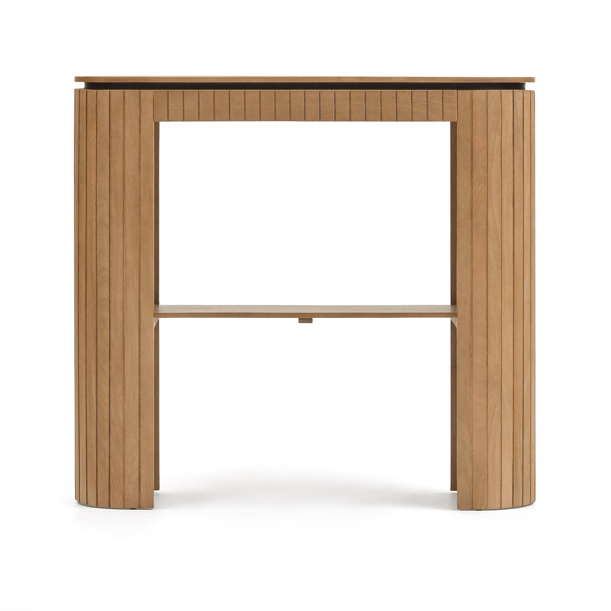 Licia console table with 1 drawer, solid mango wood, 120 x 90 cm - Product Image