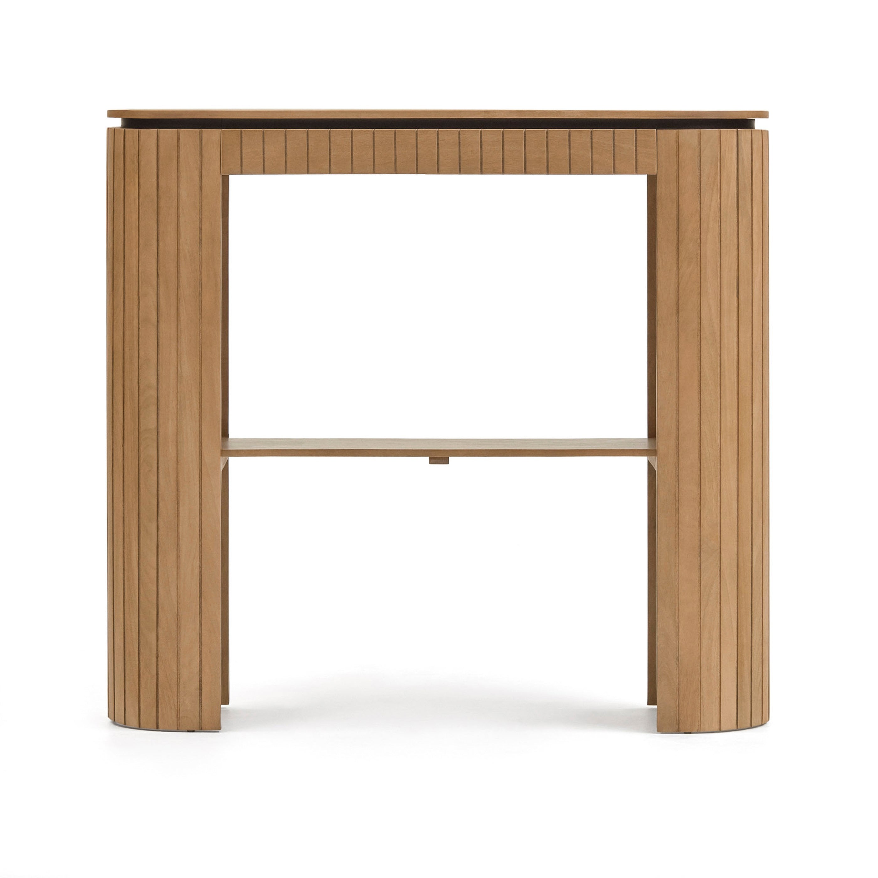 Licia console table with 1 drawer, solid mango wood, 120 x 90 cm - Product Image