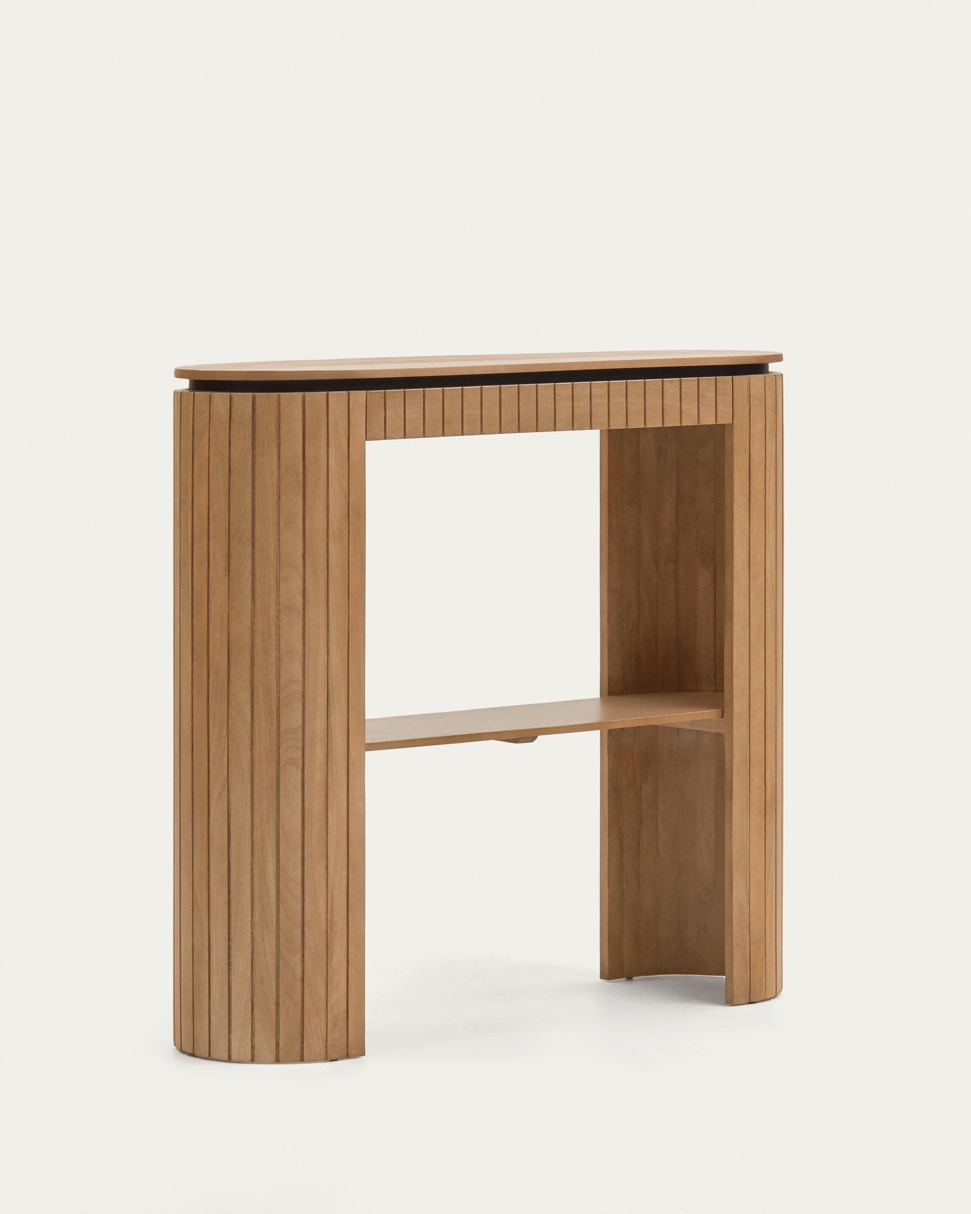 Licia console table with 1 drawer, solid mango wood, 120 x 90 cm - Product View