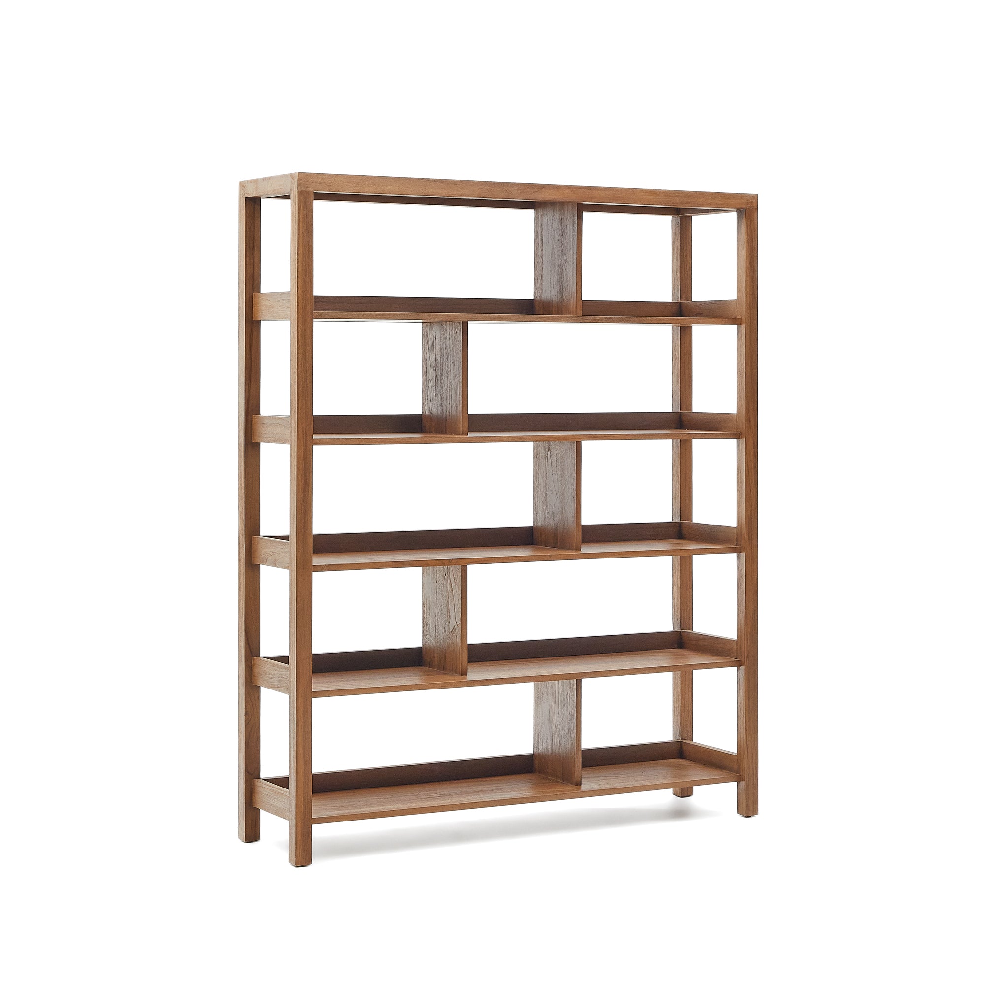Sashi shelving unit made in solid teak wood 150 x 185 cm - Product Image