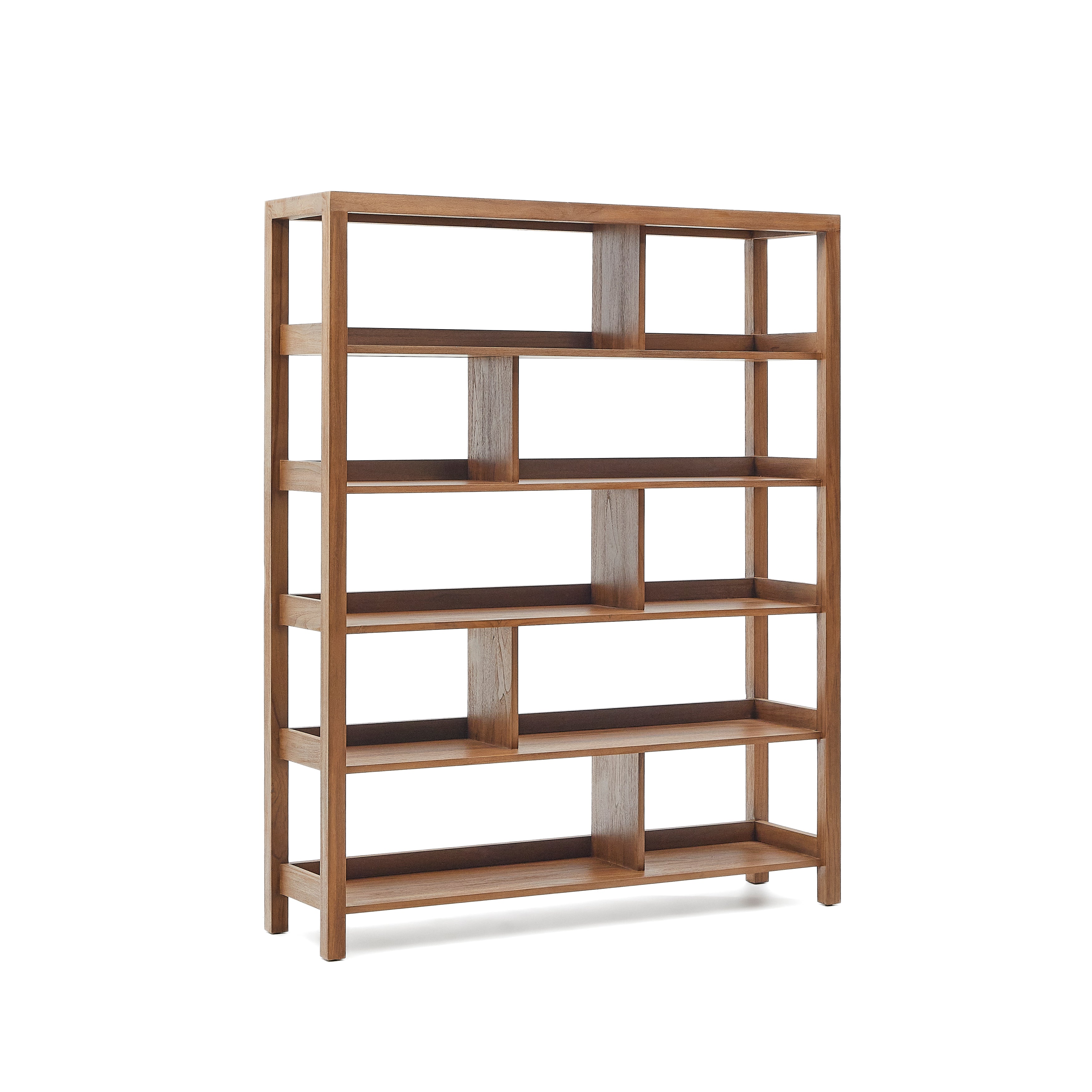 Sashi shelf system, made of solid teak wood, 150 x 185 cm