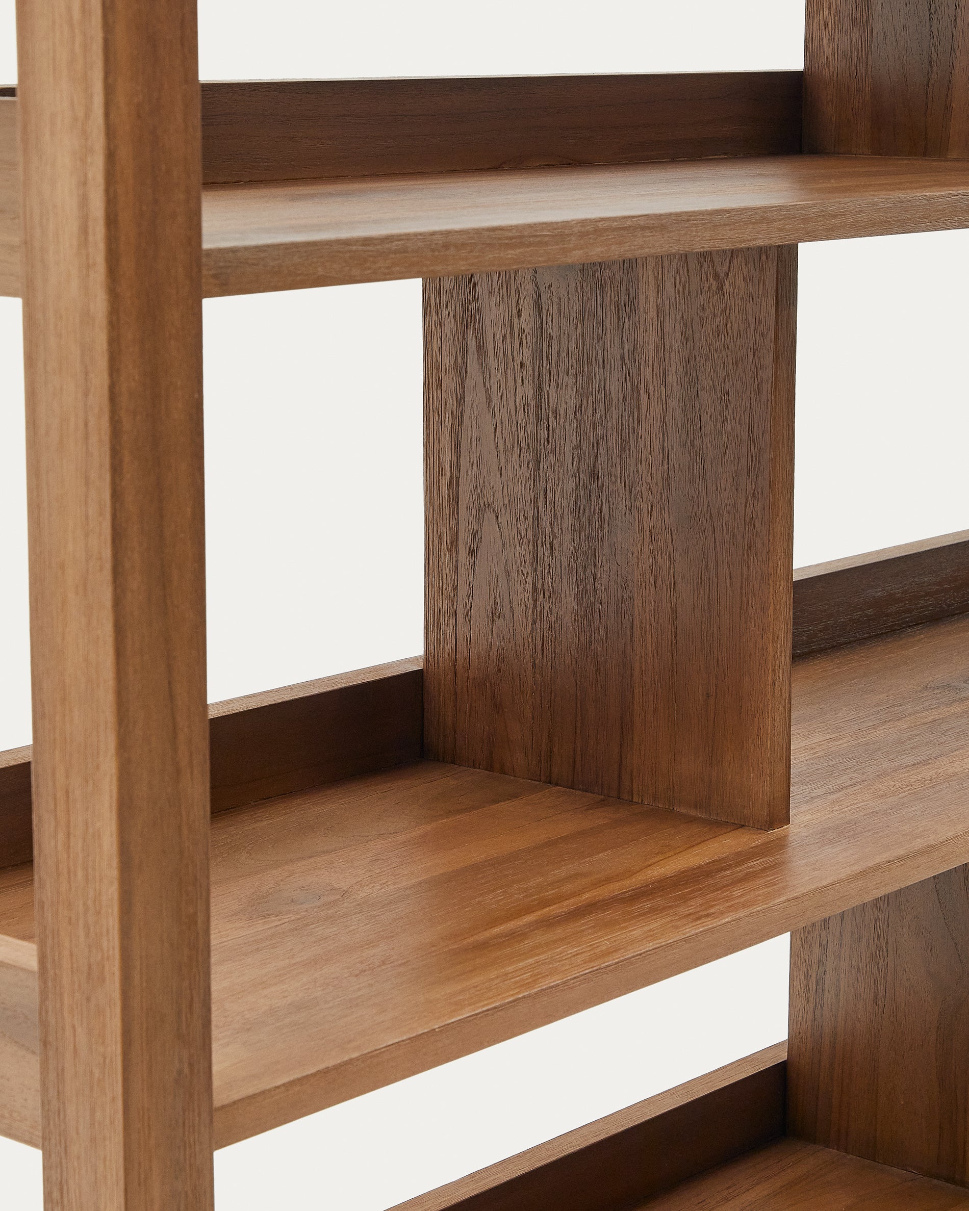Sashi shelving unit made in solid teak wood 150 x 185 cm - Detail