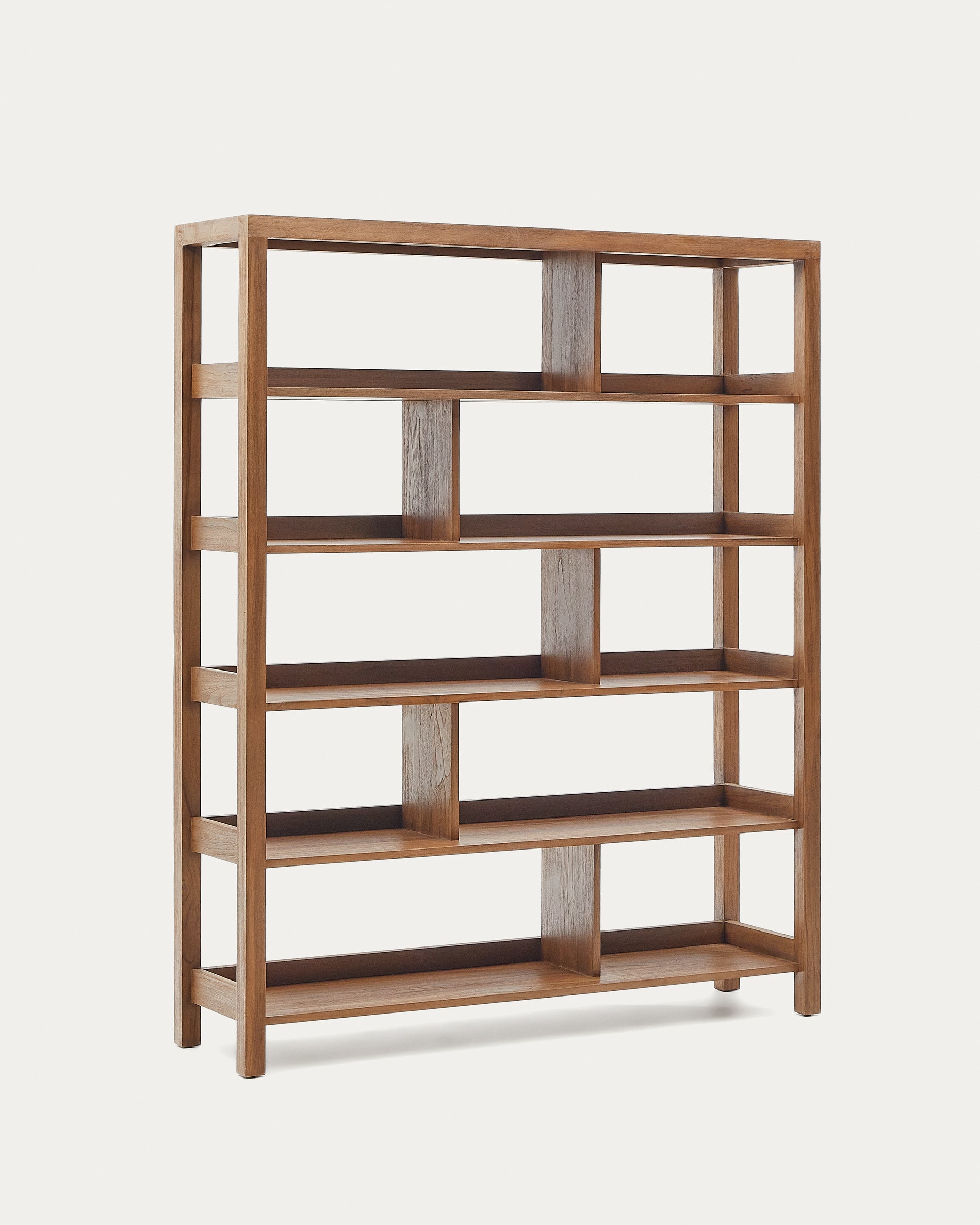 Sashi shelf system, made of solid teak wood, 150 x 185 cm