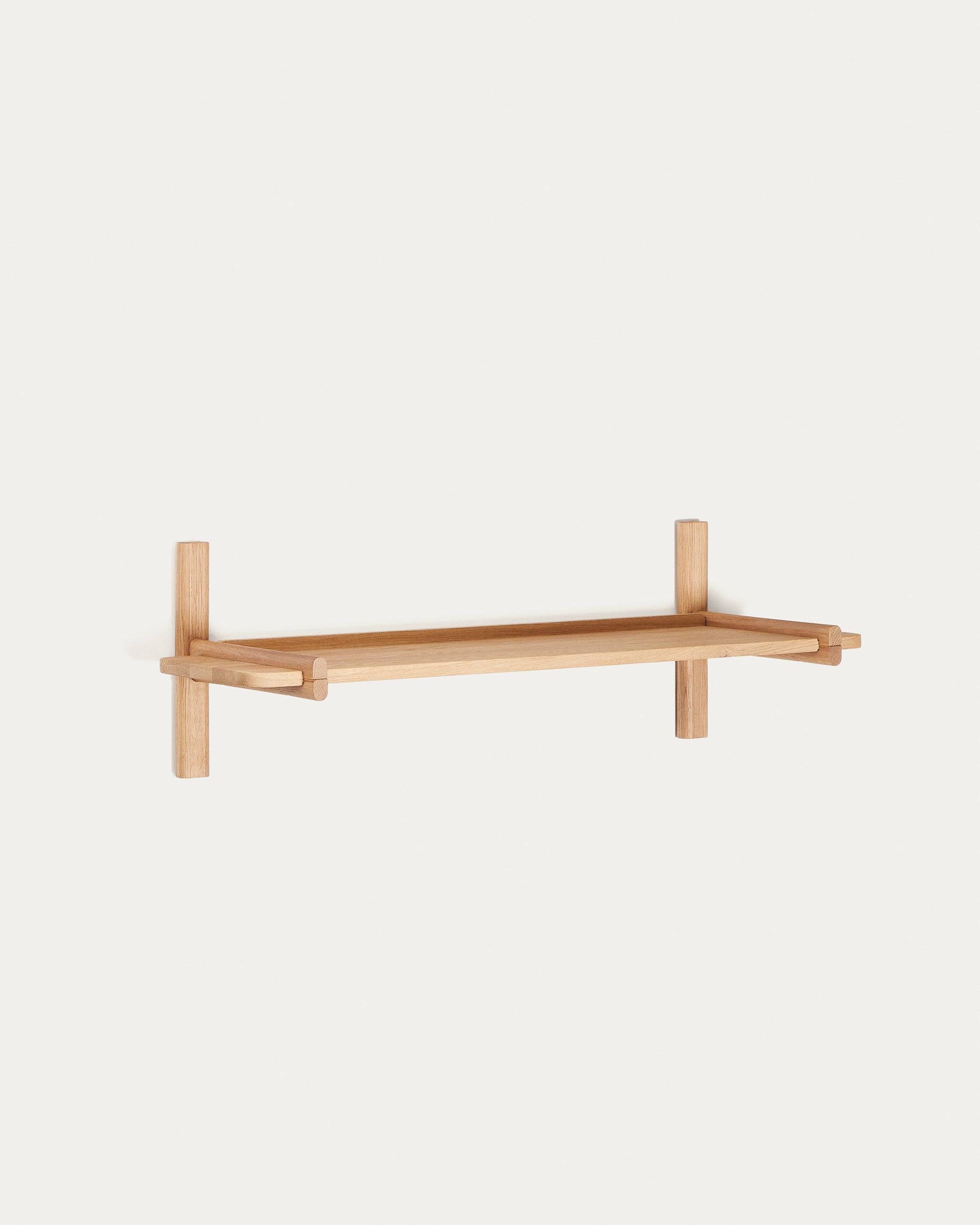 Sitra modular shelf, 1 solid oak shelf with natural finish, 90 cm, FSC Mix Credit