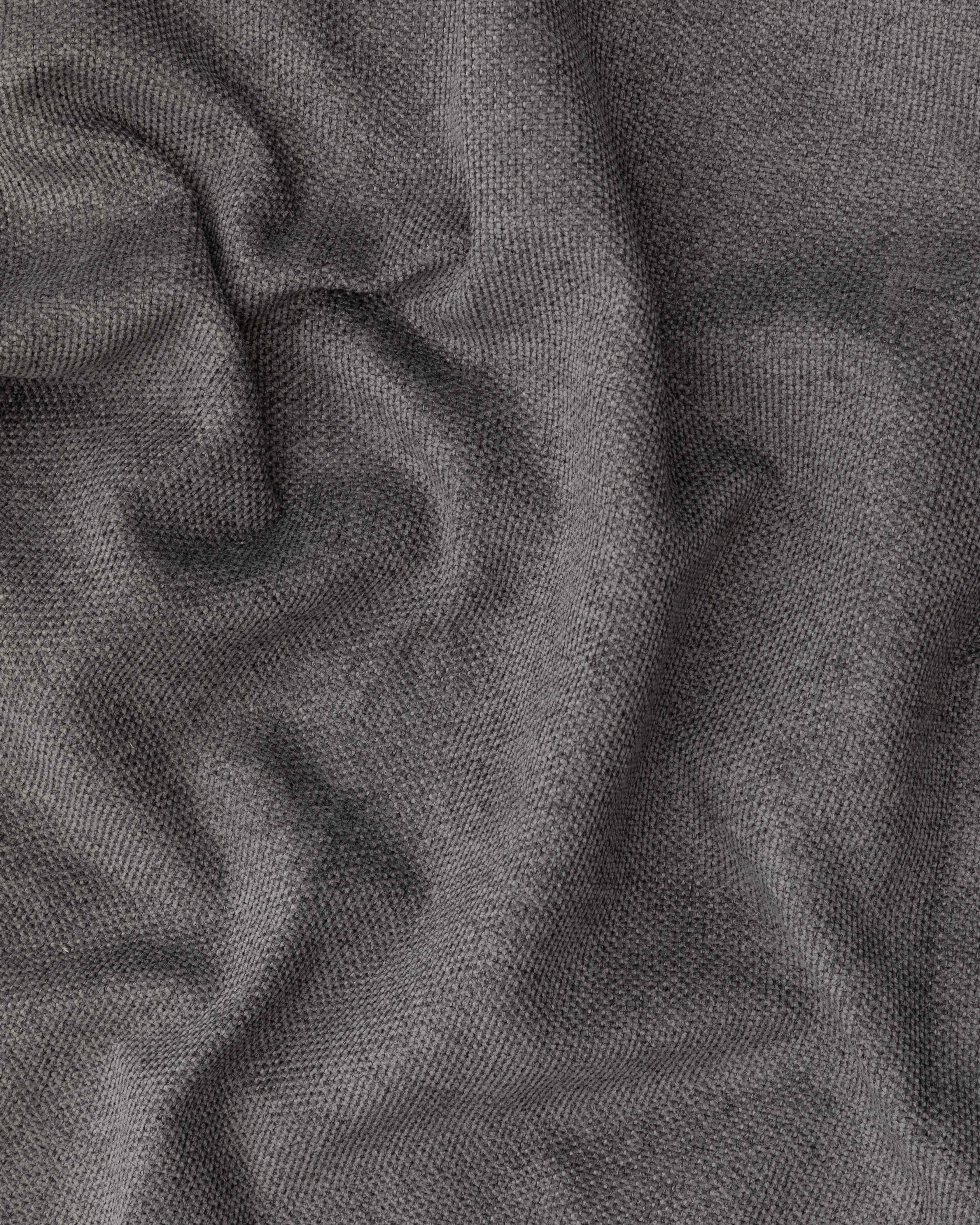 Brooklyn Graphite Fabric Swatch 10 x 15 cm - Detail
