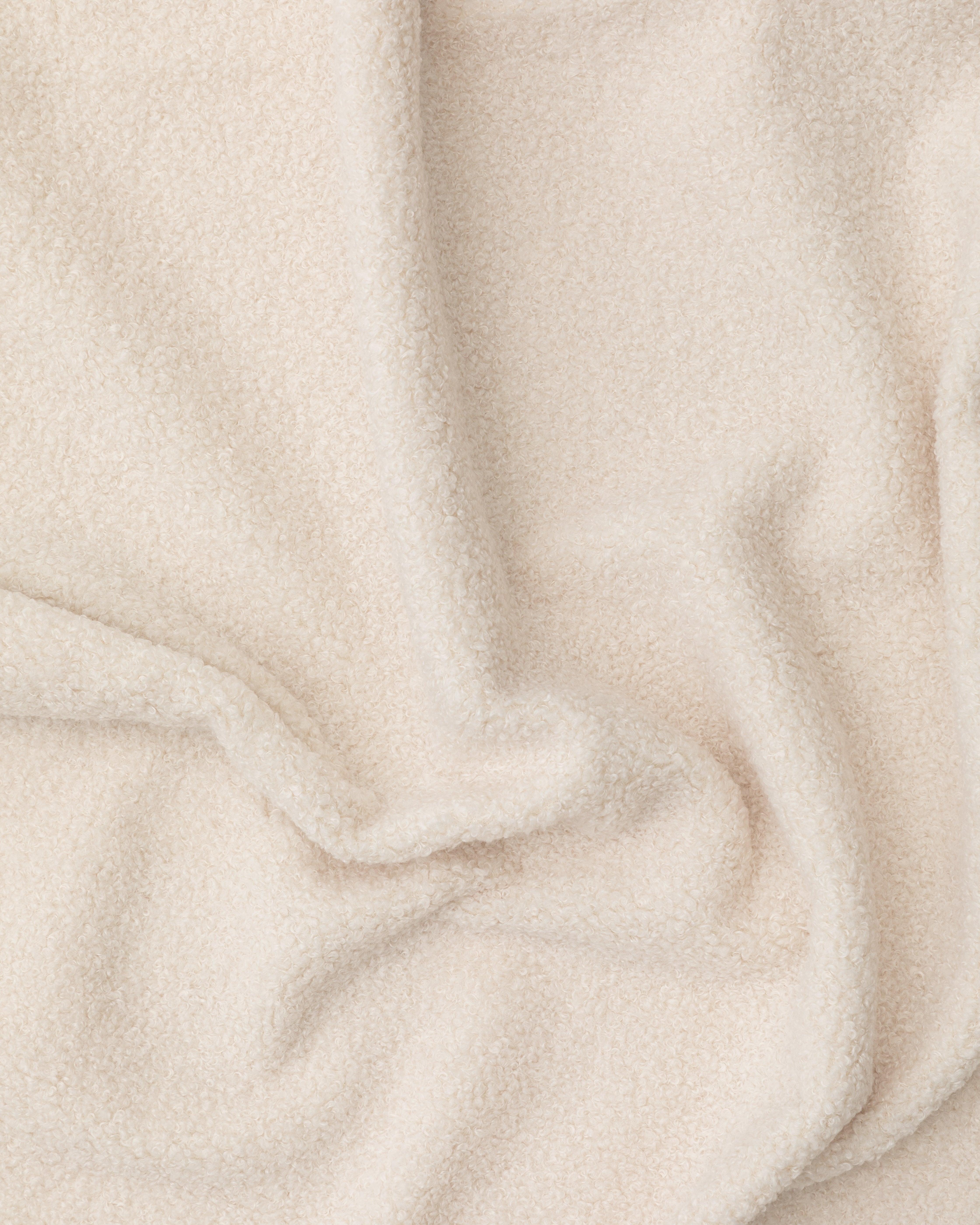 Himalaya Ivory Fabric Swatch 10 x 15 cm - Product View