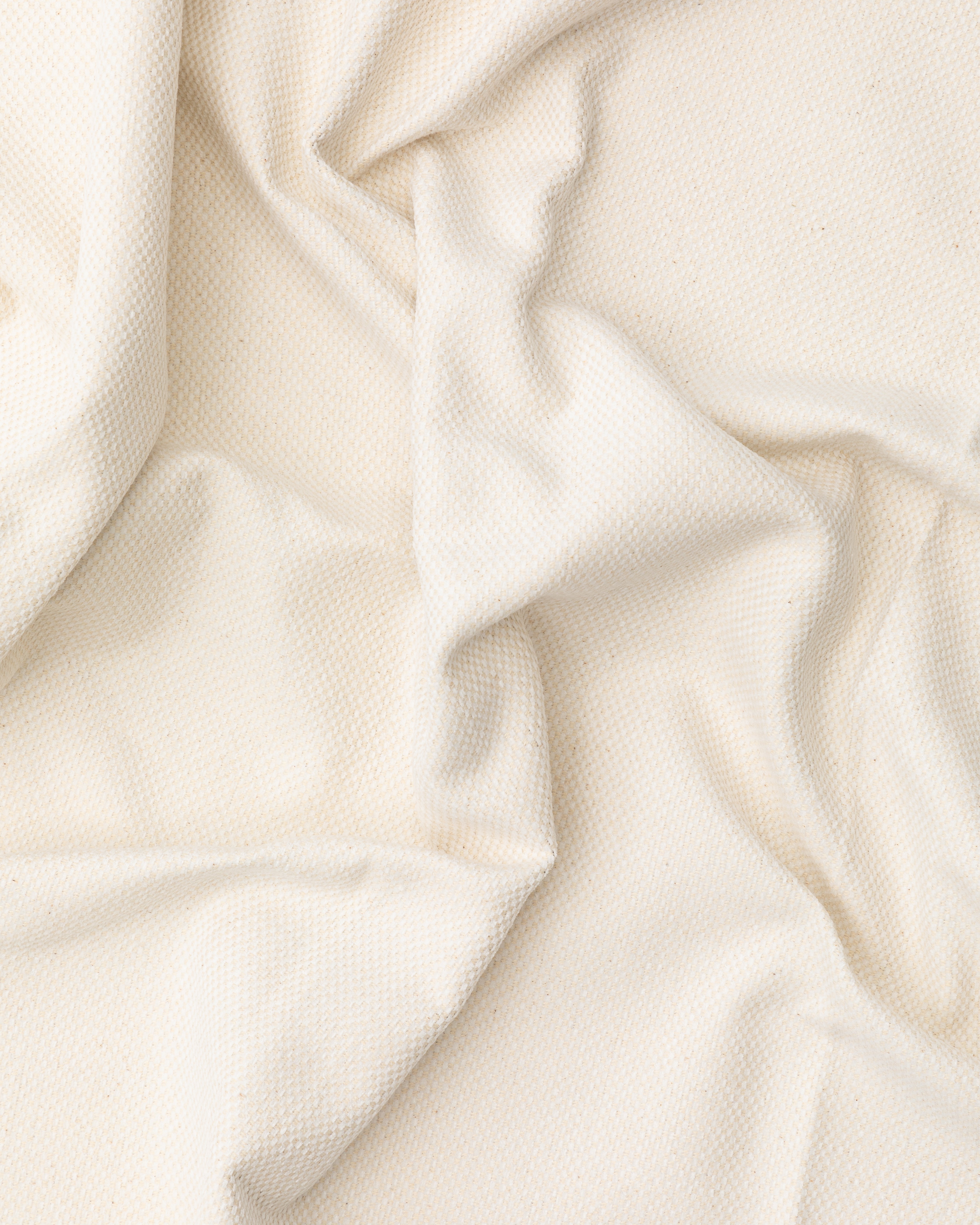 Volcan Pure White Fabric Swatch 10 x 15 cm - Product View