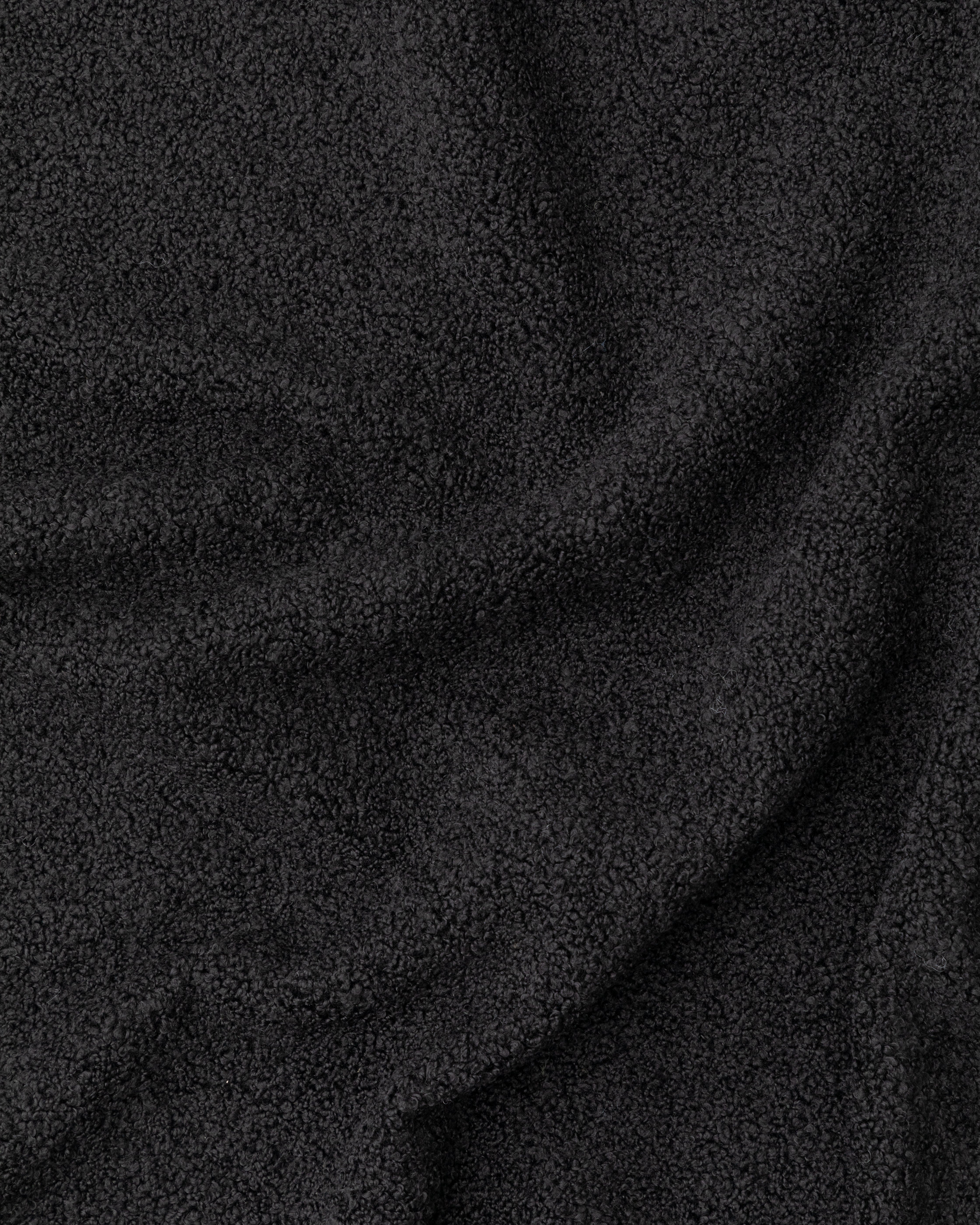 Himalaya Black Fabric Swatch 10 x 15 cm - Product View