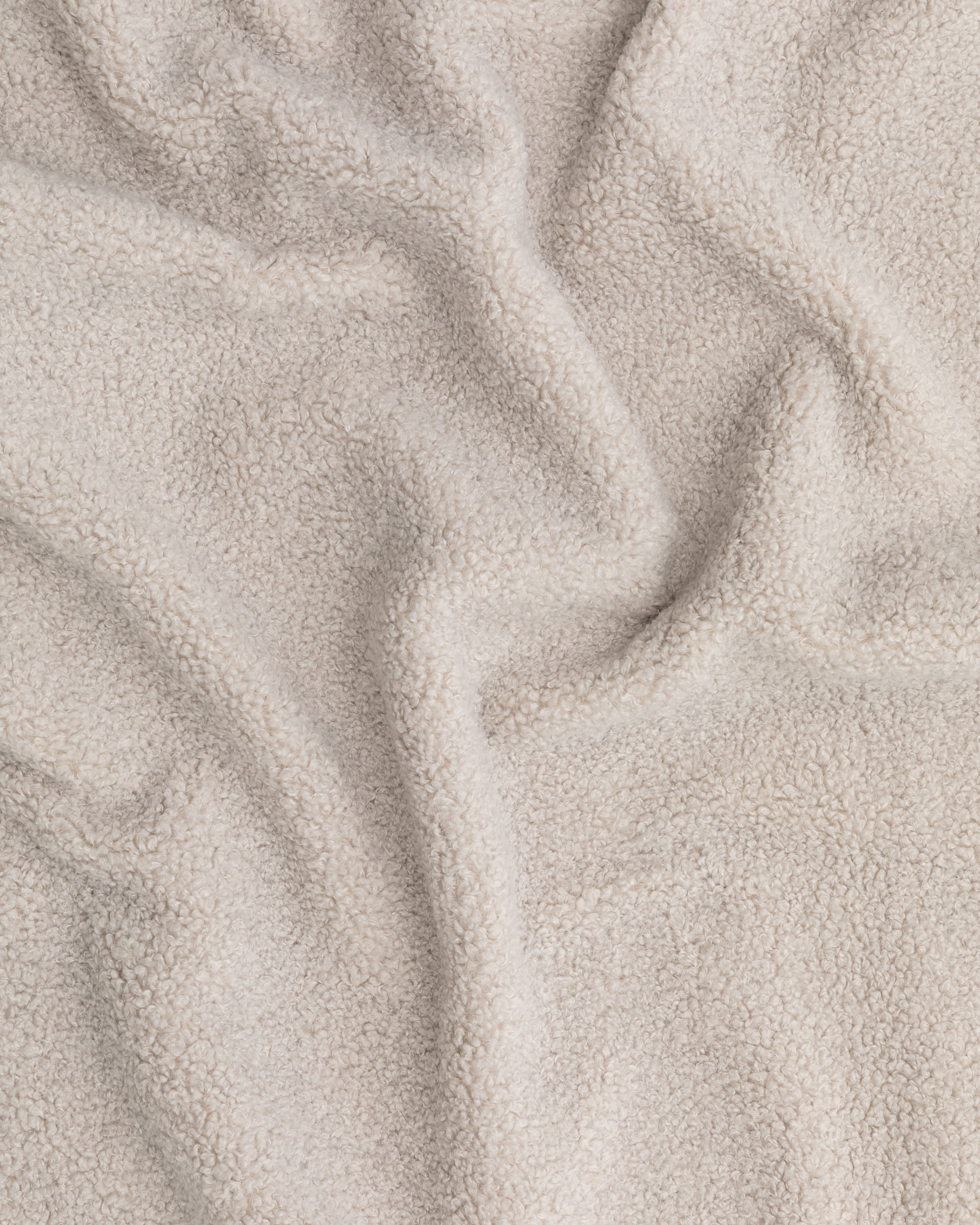 Himalaya Light Grey Fabric Swatch 10 x 15 cm - Product View