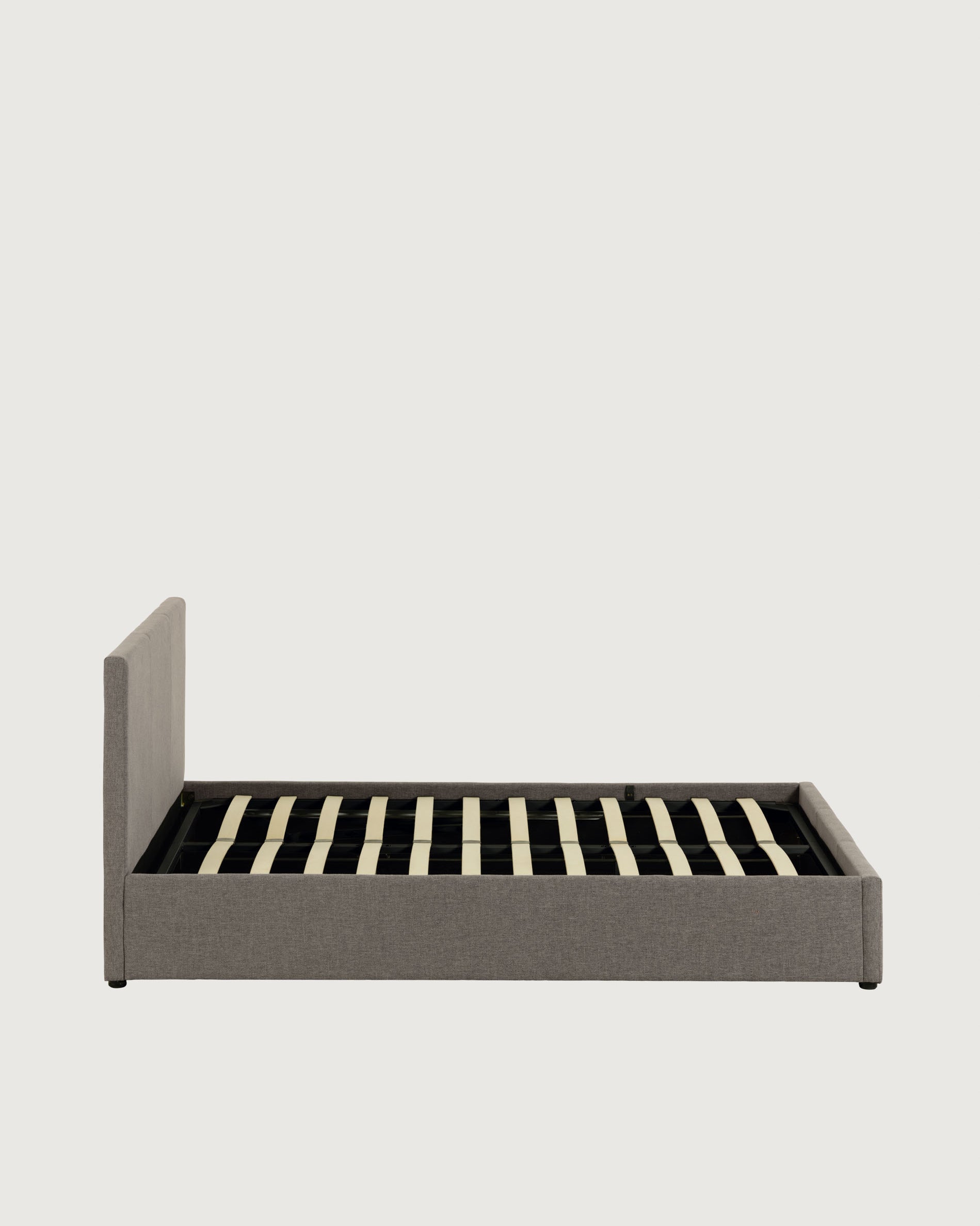 Nahiri upholstered grey ottoman bed for a 180 x 200 cm mattress - Product View
