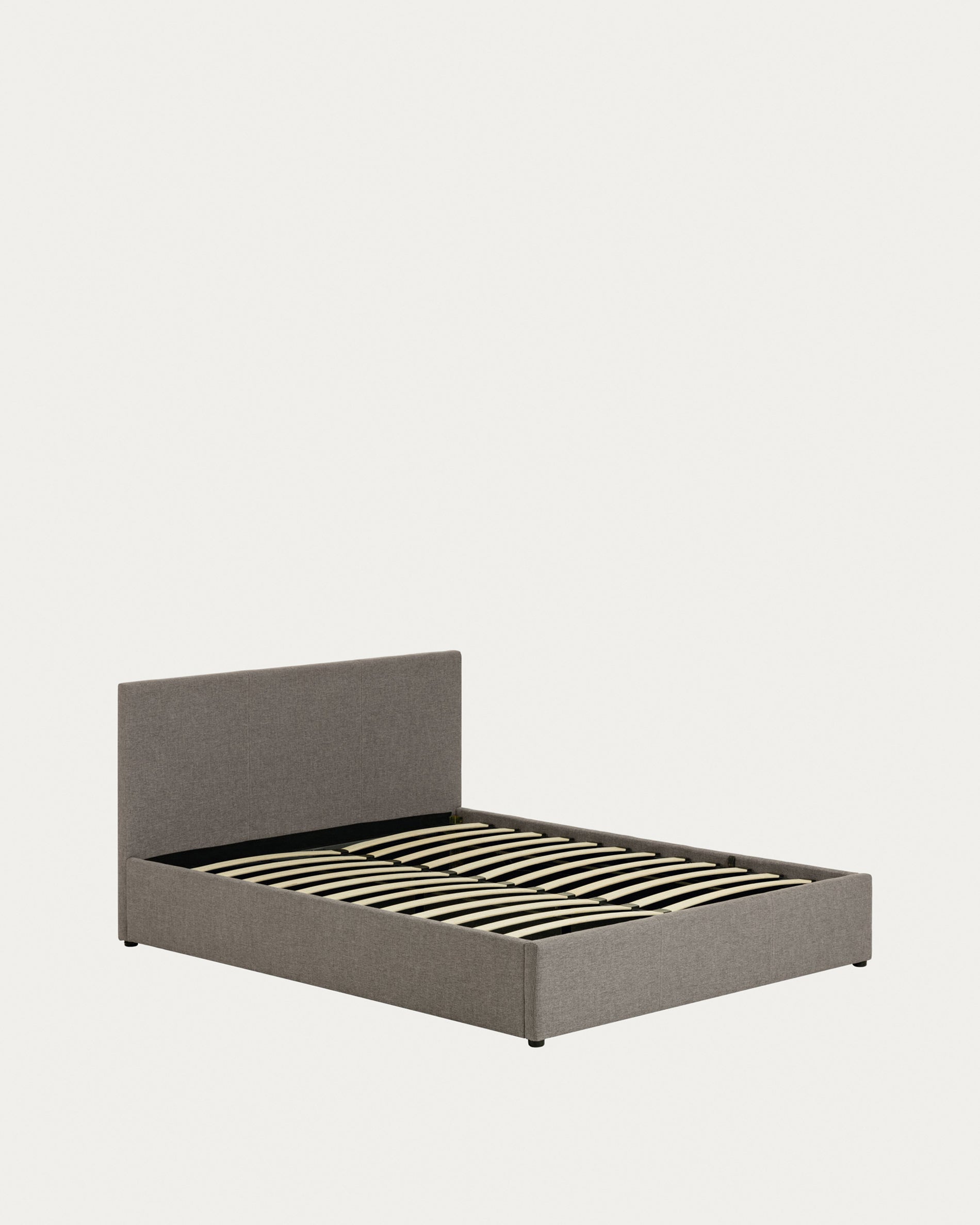 Nahiri upholstered grey ottoman bed for a 150 x 200 cm mattress - Product View