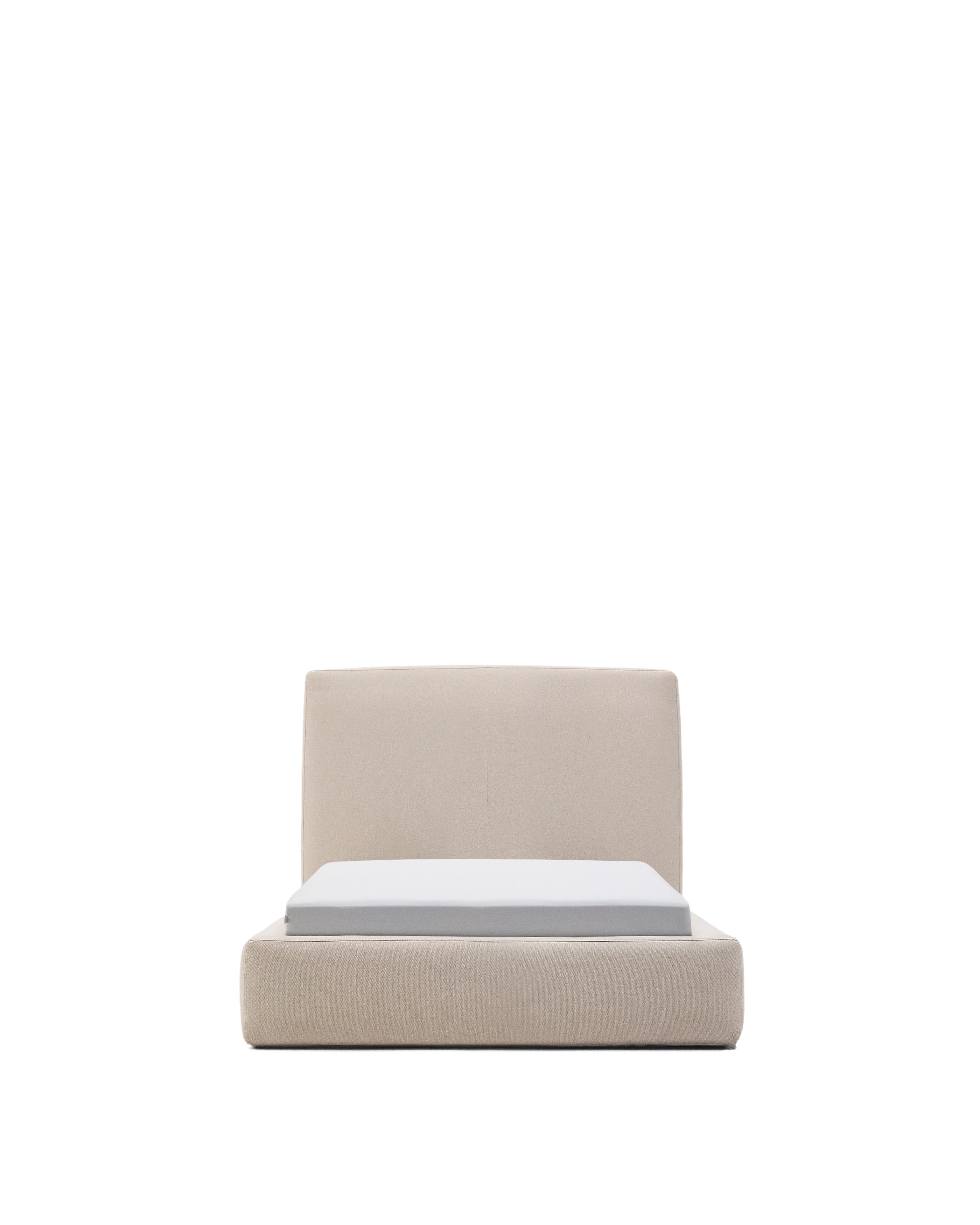Cover for the beige Blok bed for a 90 x 200 cm mattress - Product Image
