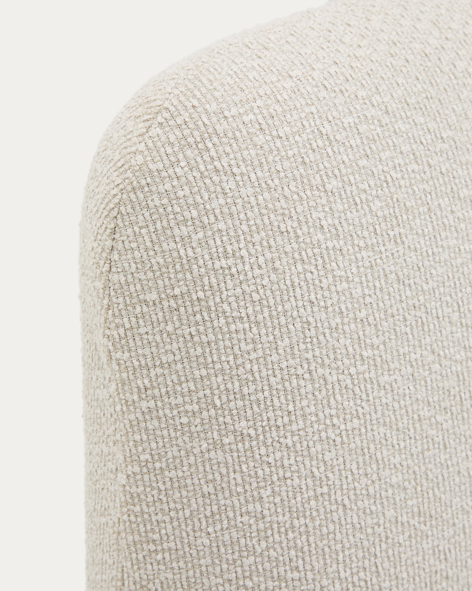 Martina bed cover in ecru chenille for mattress 90 x 200cm - Detail