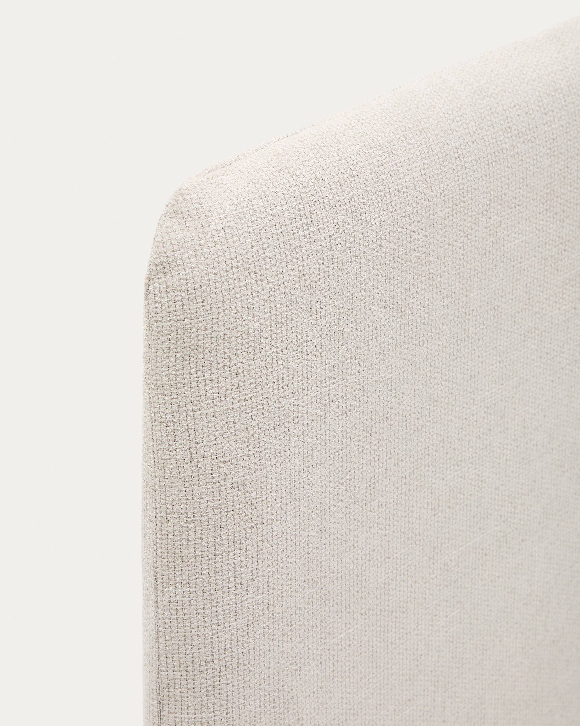 Pearl chenille cover for the Valma headboard for a 160 x 200 cm bed - Detail