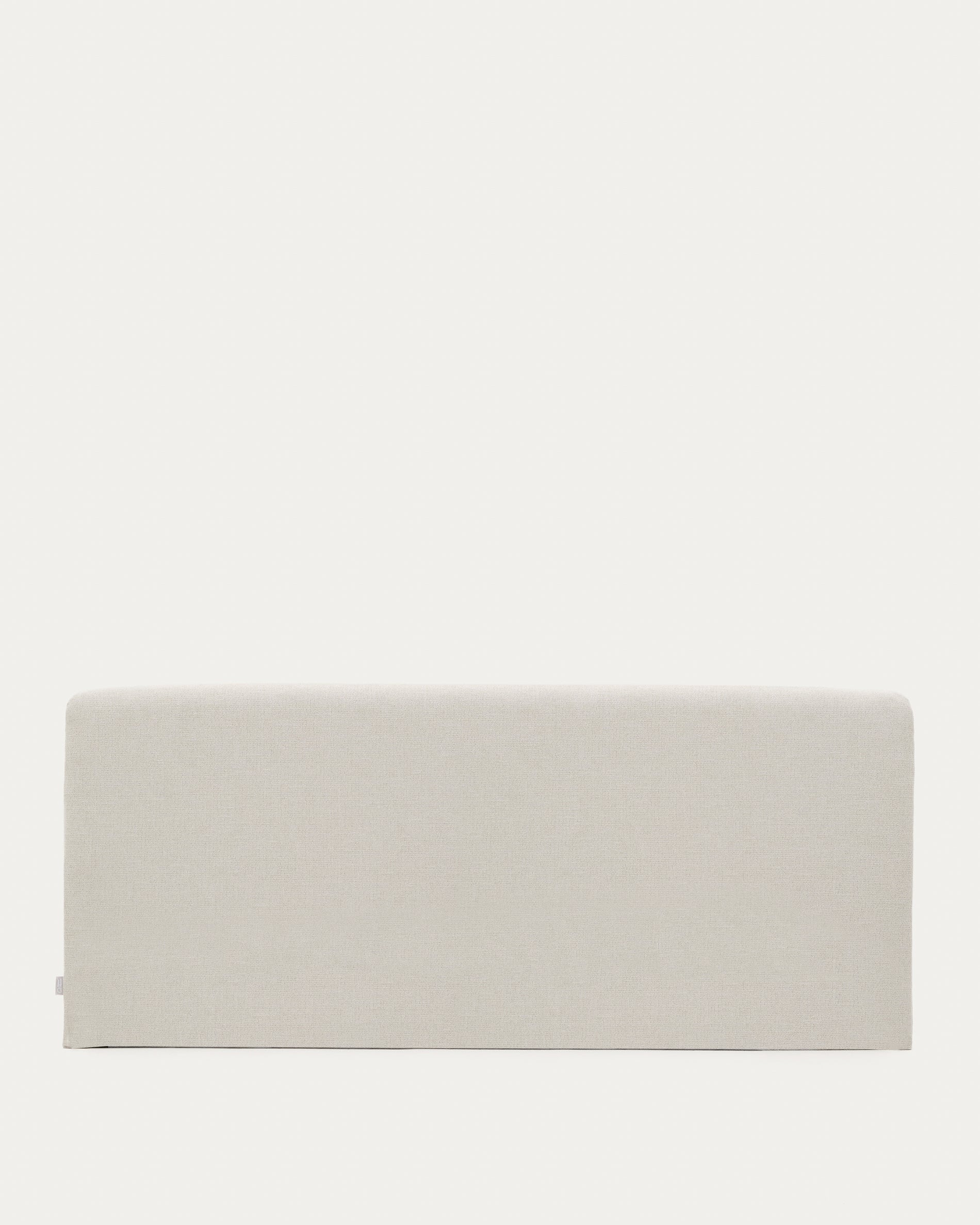 Pearl chenille cover for the Valma headboard for a 180 x 200 cm bed - Detail