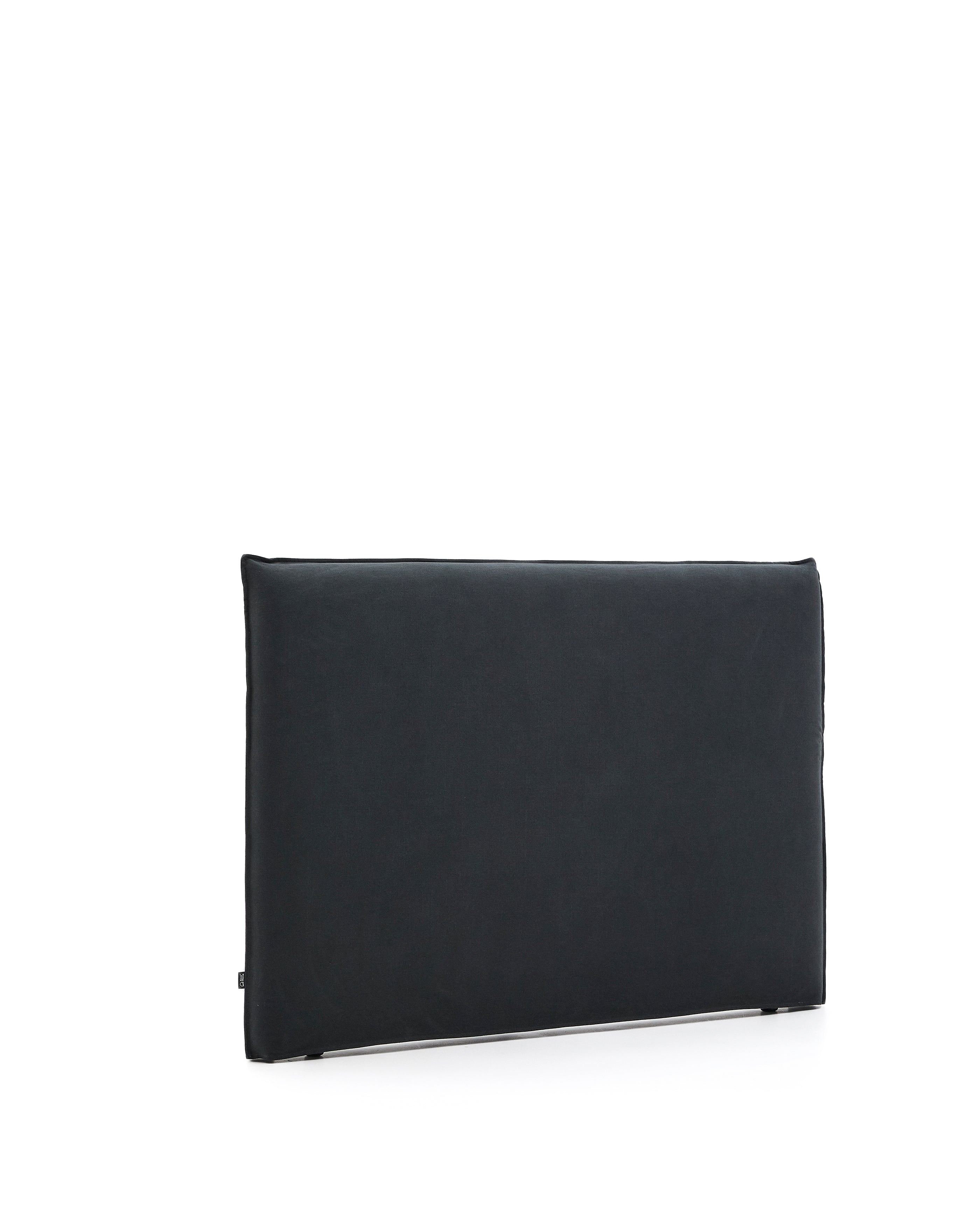 Anthracite grey linen and cotton Jaira headboard with removable cover for a 160 cm FSC Mix Credit bed - Product Image